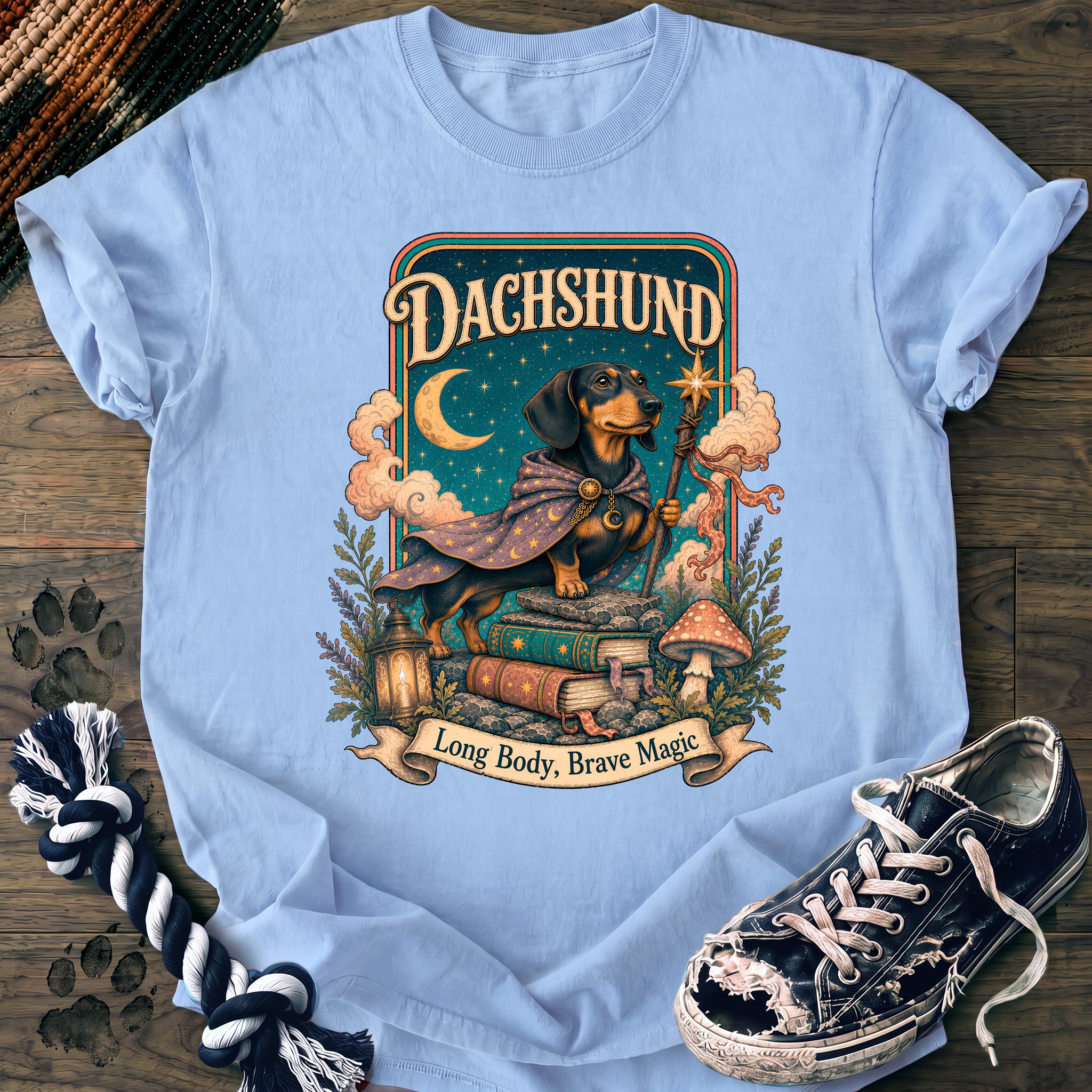 PAWSSION CLUB t-shirt in Chambray color - SKU PC-0581
