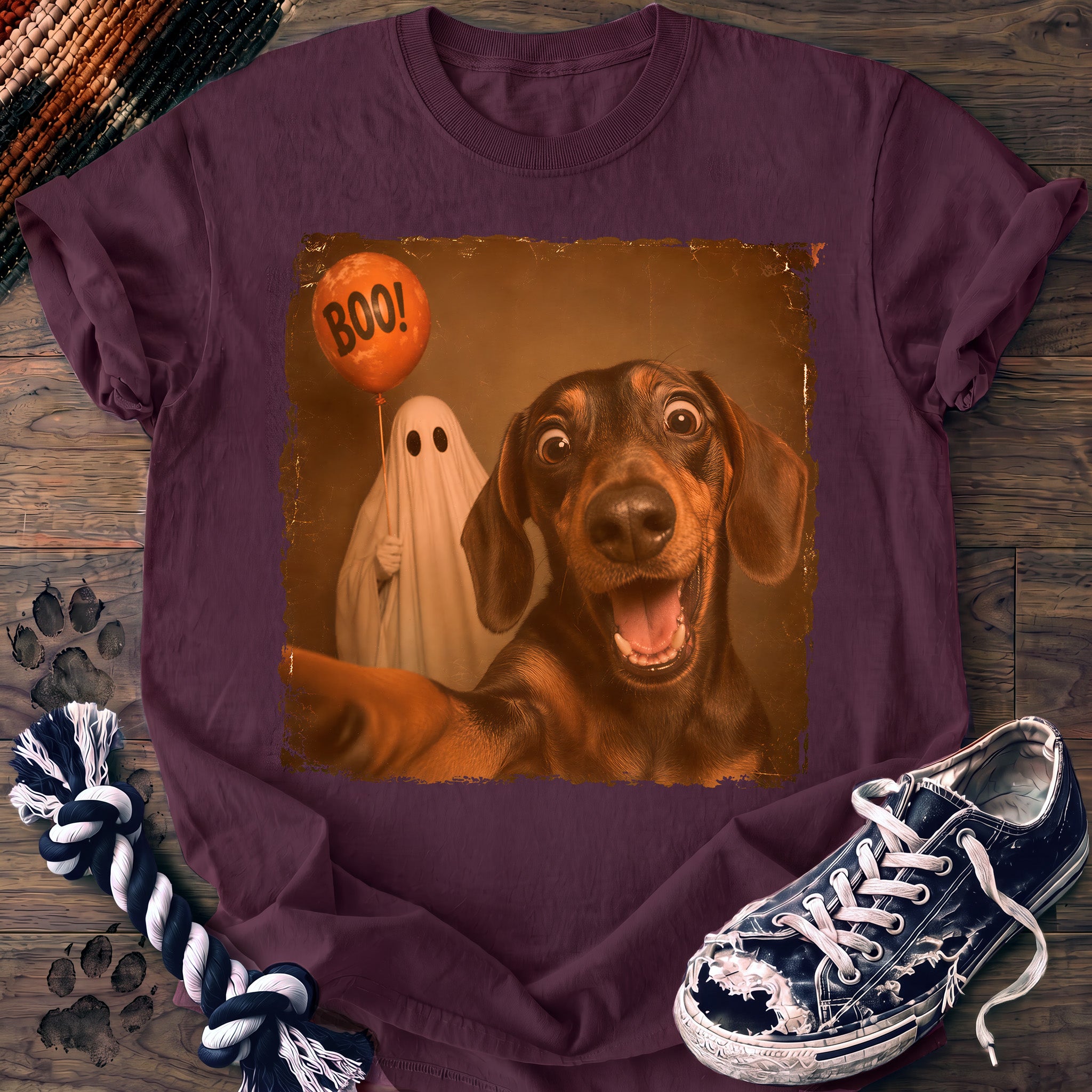 PAWSSION CLUB t-shirt in Berry color - SKU PC-0582