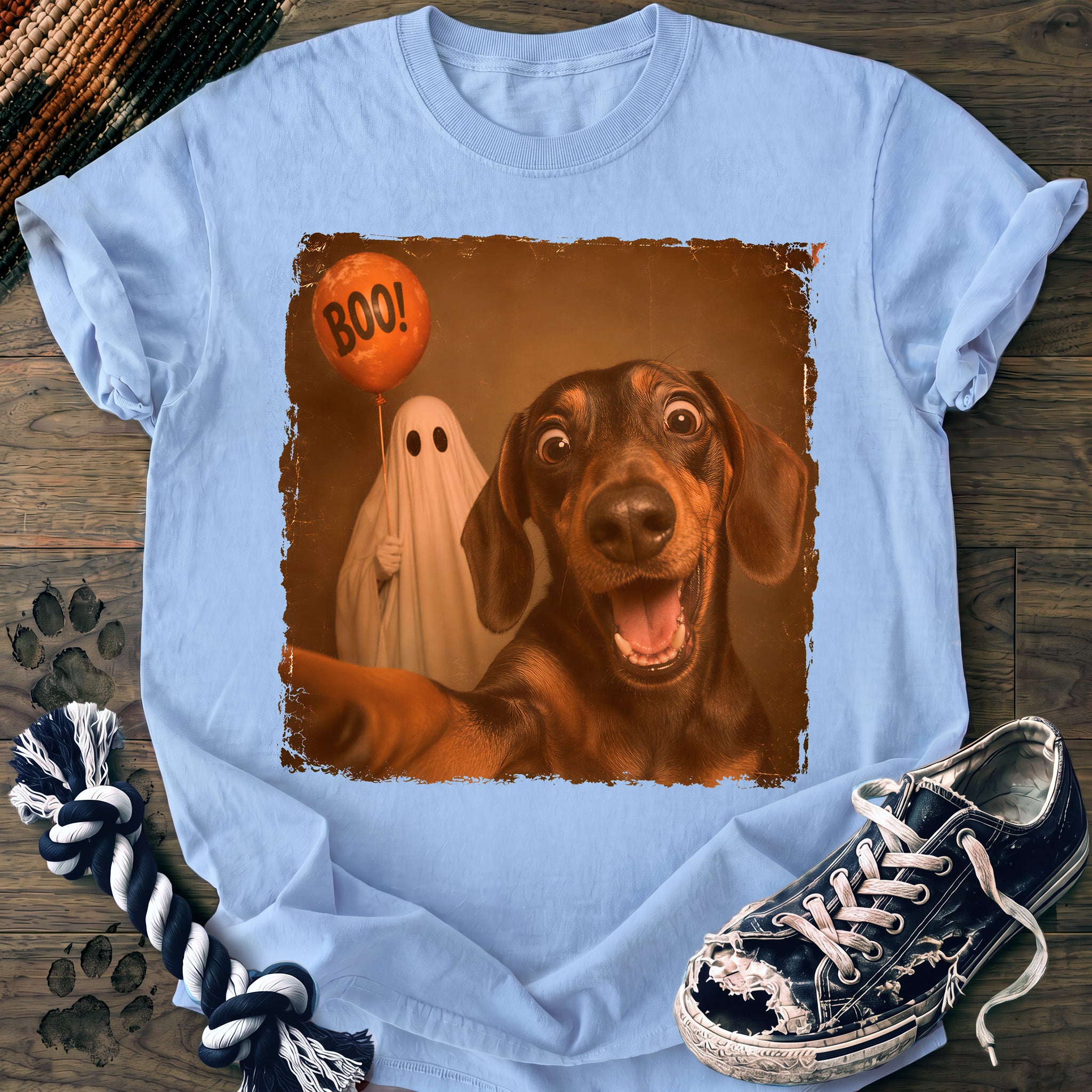 PAWSSION CLUB t-shirt in Chambray color - SKU PC-0582