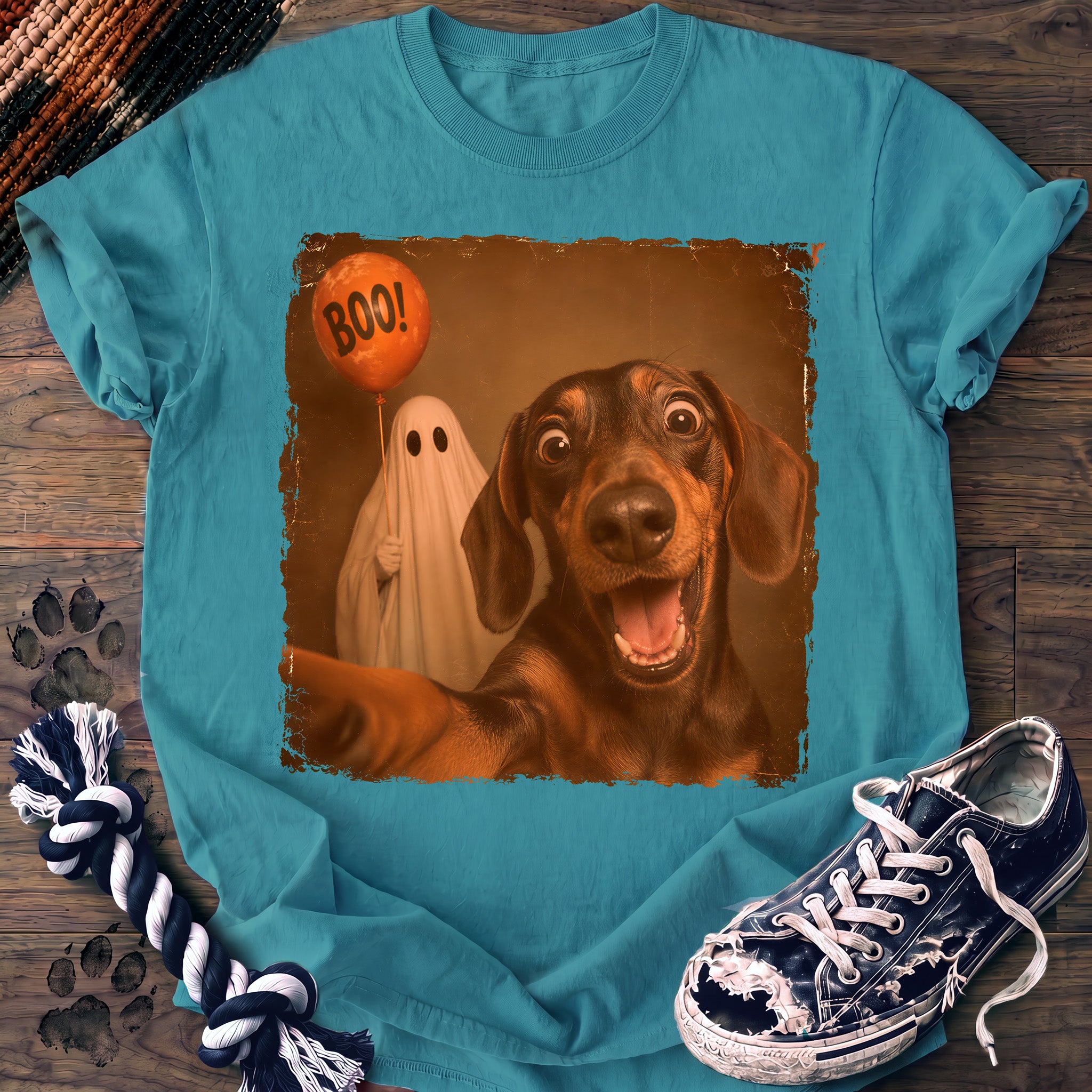 PAWSSION CLUB t-shirt in LagoonBlue color - SKU PC-0582