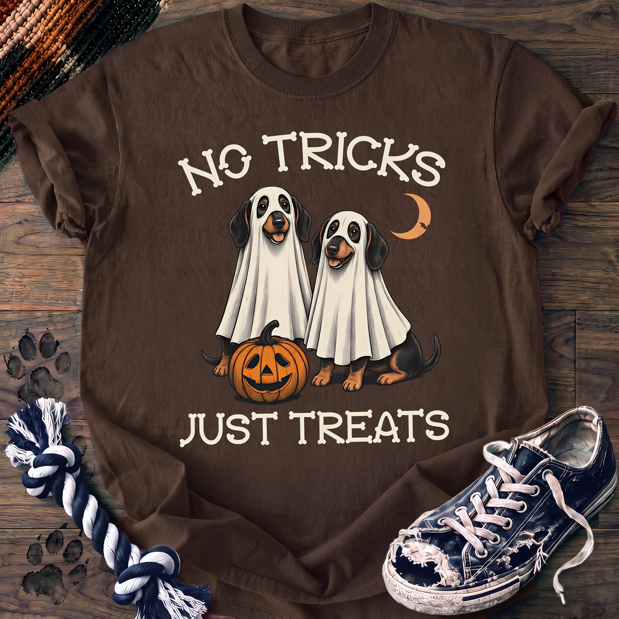 PAWSSION CLUB t-shirt in Espresso color - SKU PC-0584