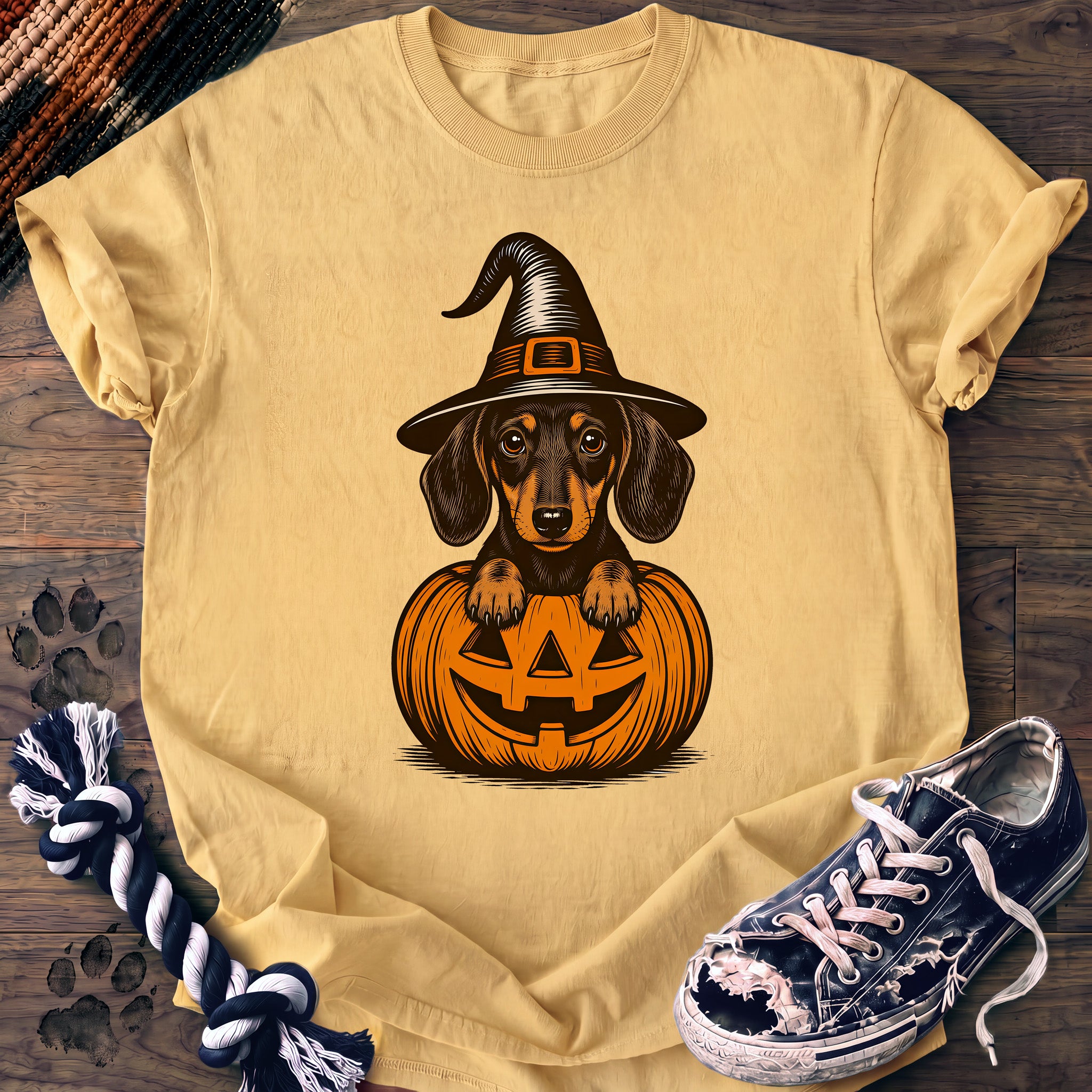 PAWSSION CLUB t-shirt in Butter color - SKU PC-0585