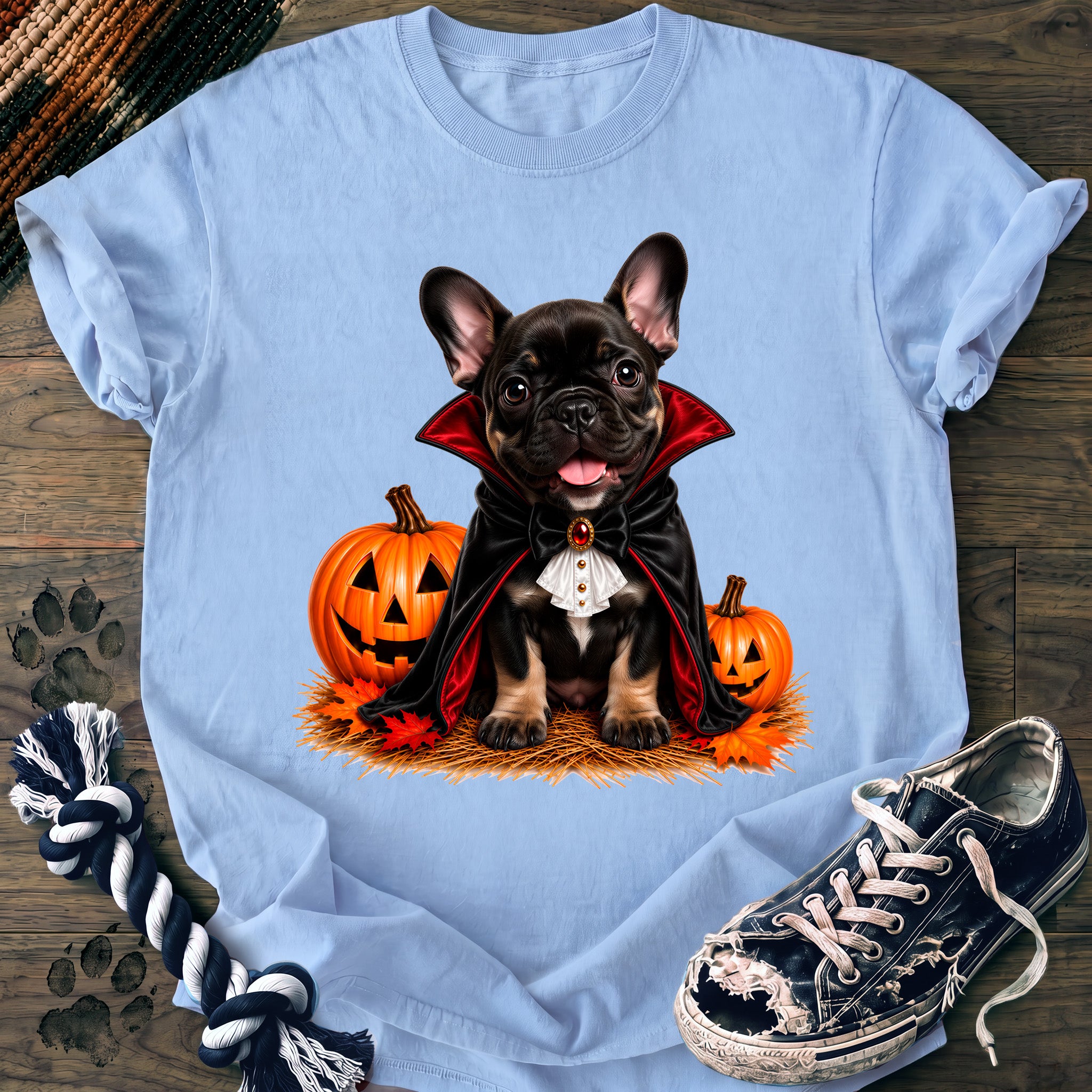 PAWSSION CLUB t-shirt in Chambray color - SKU PC-0589