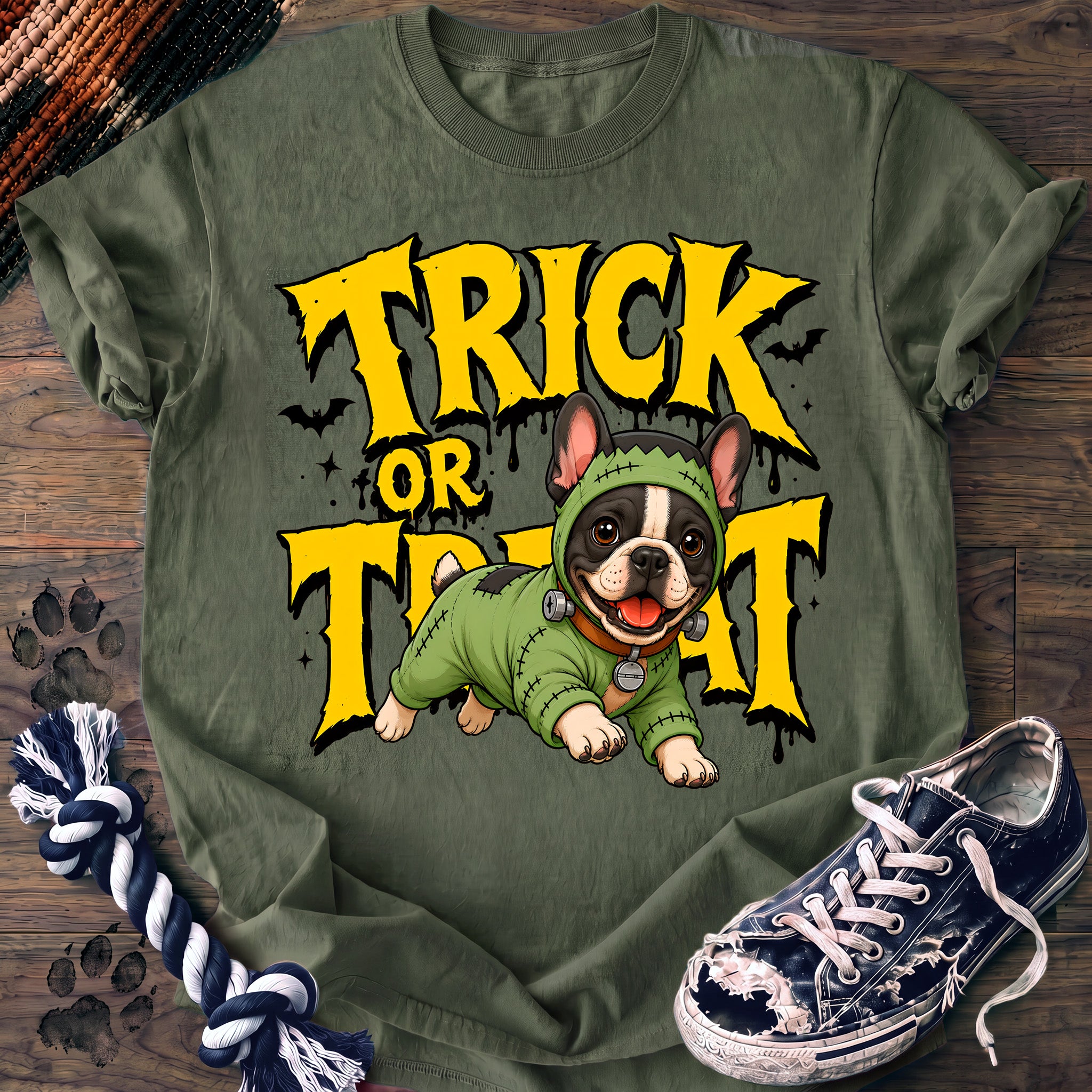 PAWSSION CLUB t-shirt in LightGreen color - SKU PC-0590