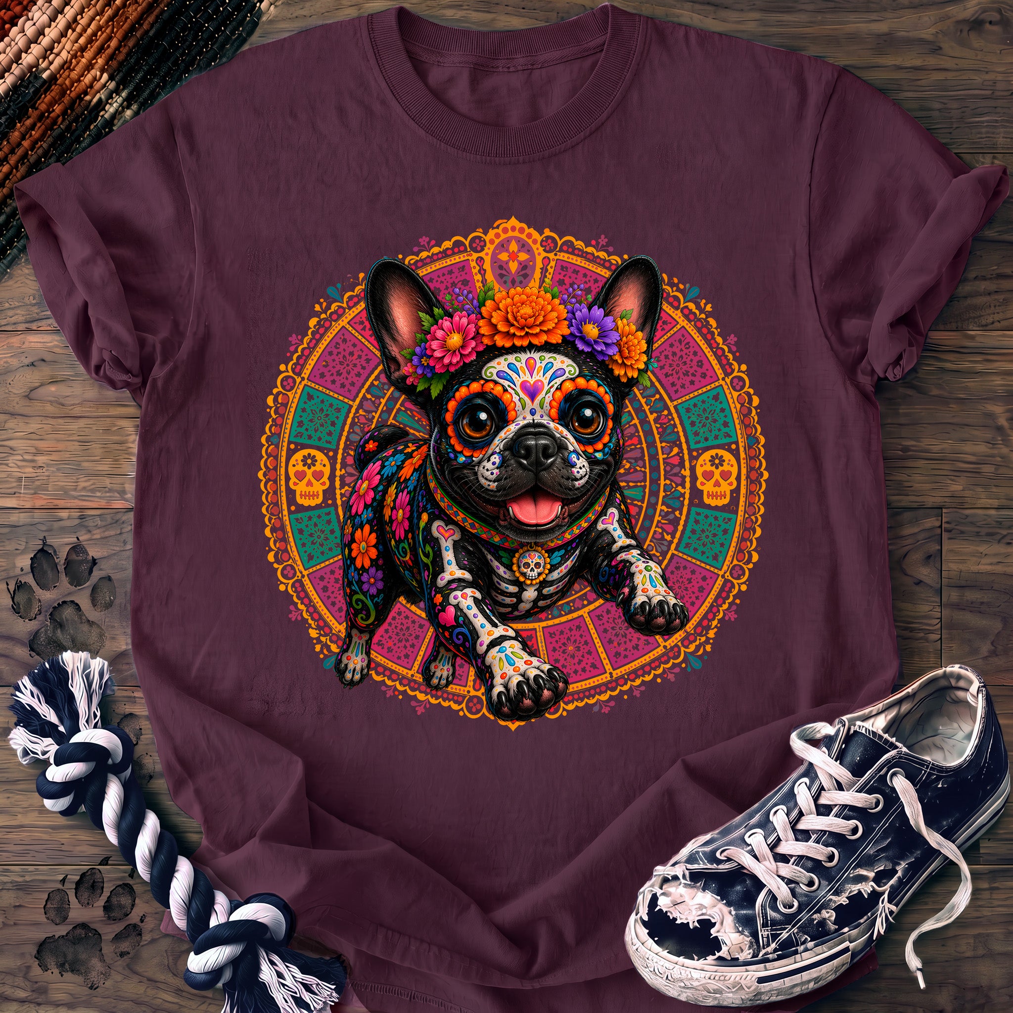 PAWSSION CLUB t-shirt in Berry color - SKU PC-0595