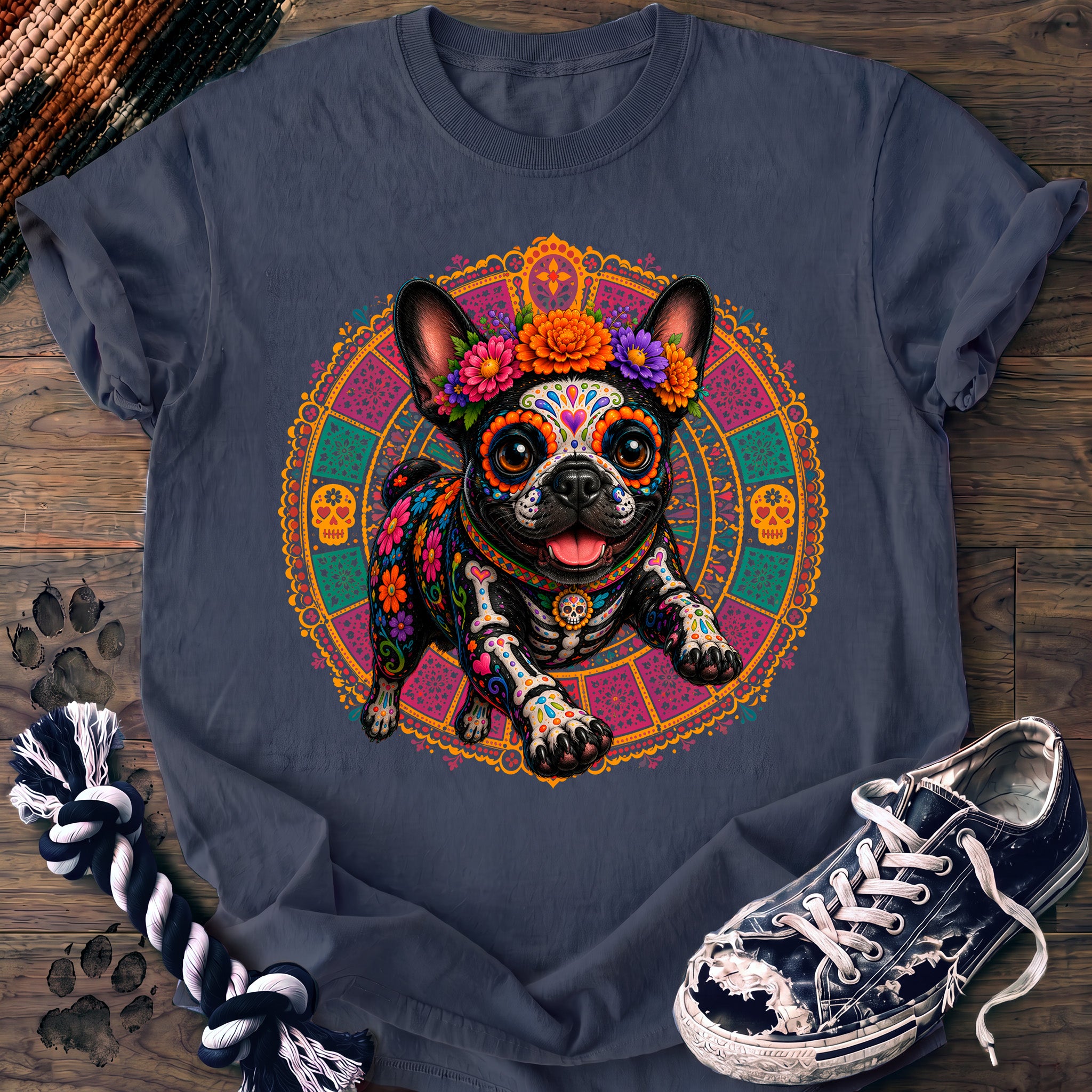 PAWSSION CLUB t-shirt in BlueJean color - SKU PC-0595