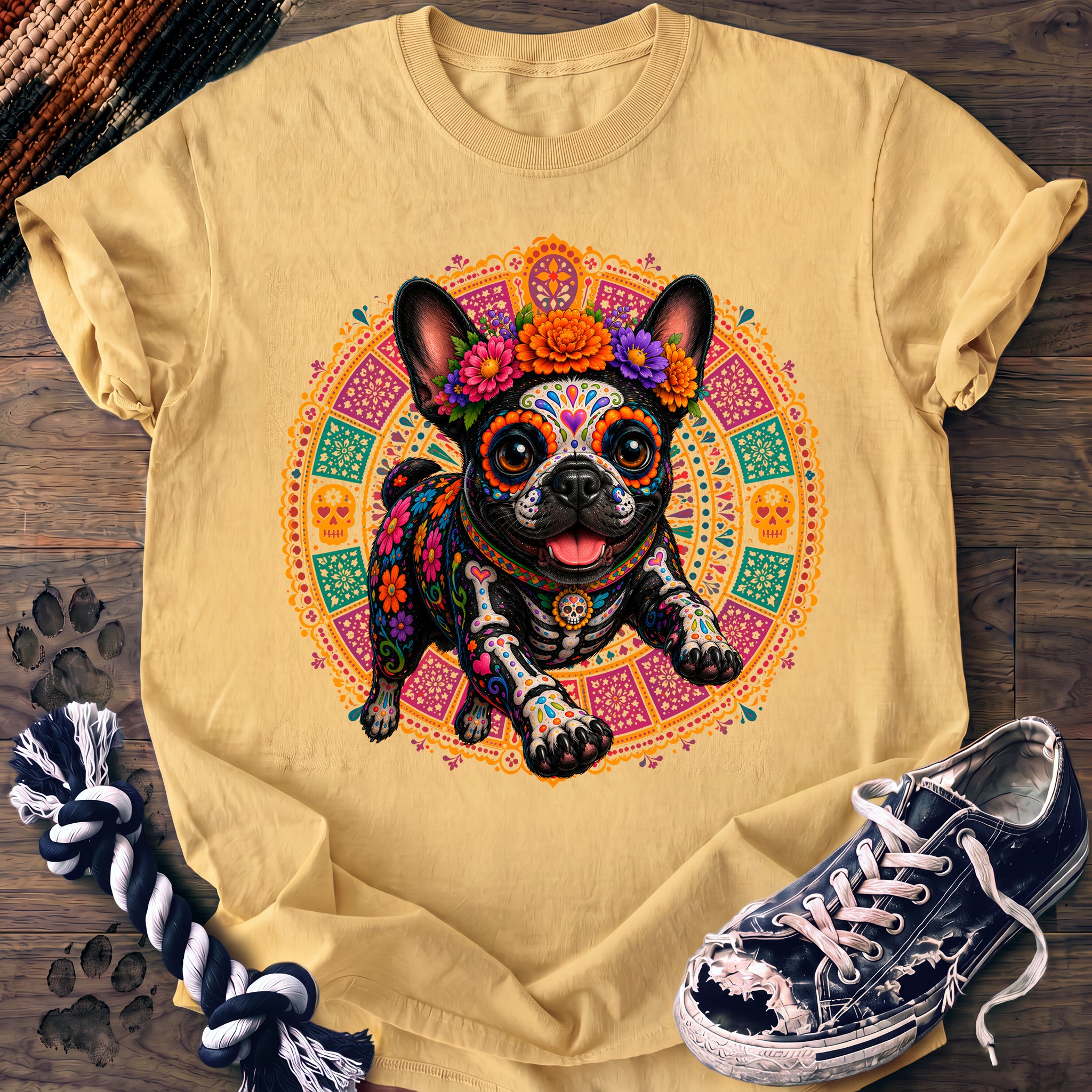 PAWSSION CLUB t-shirt in Butter color - SKU PC-0595