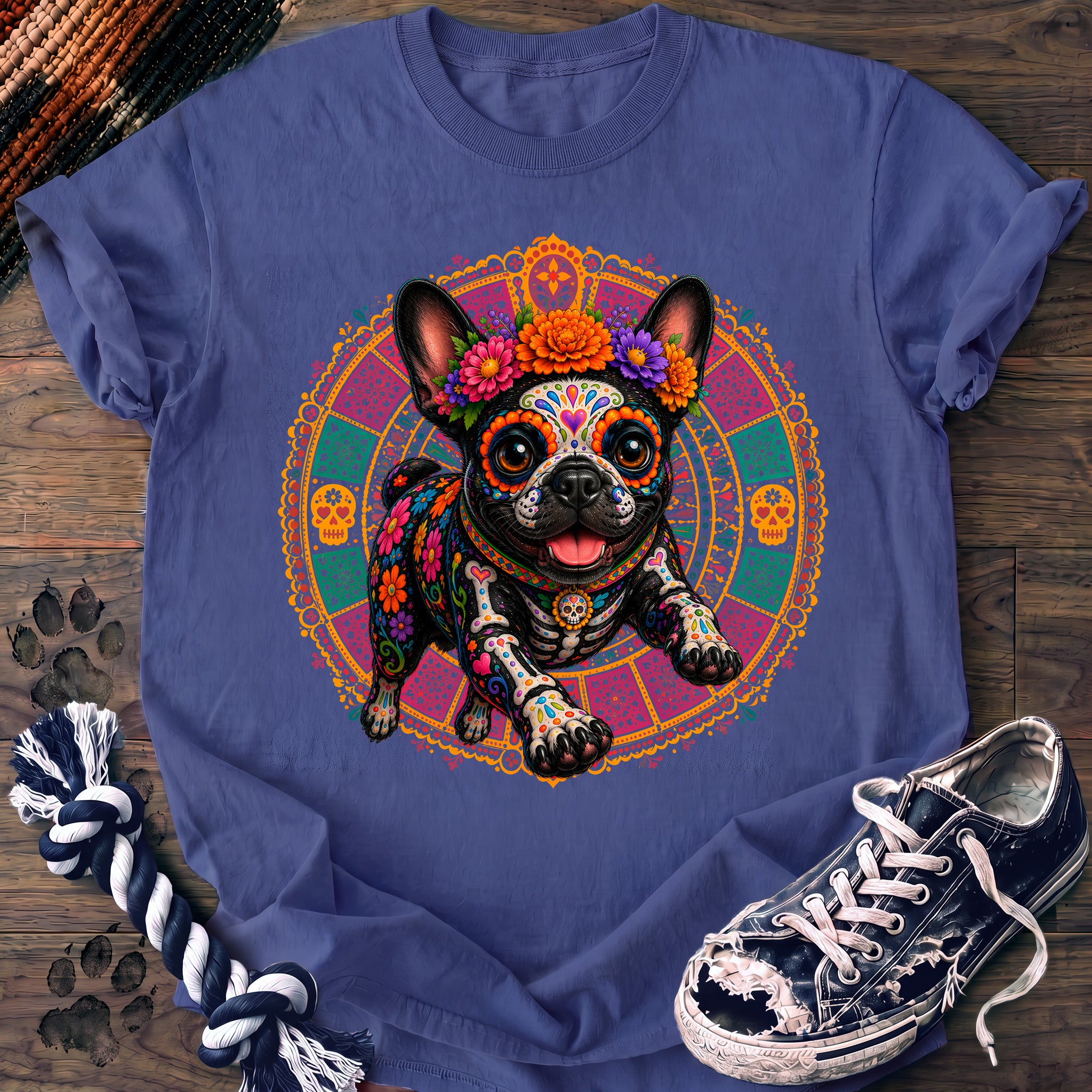 PAWSSION CLUB t-shirt in FloBlue color - SKU PC-0595