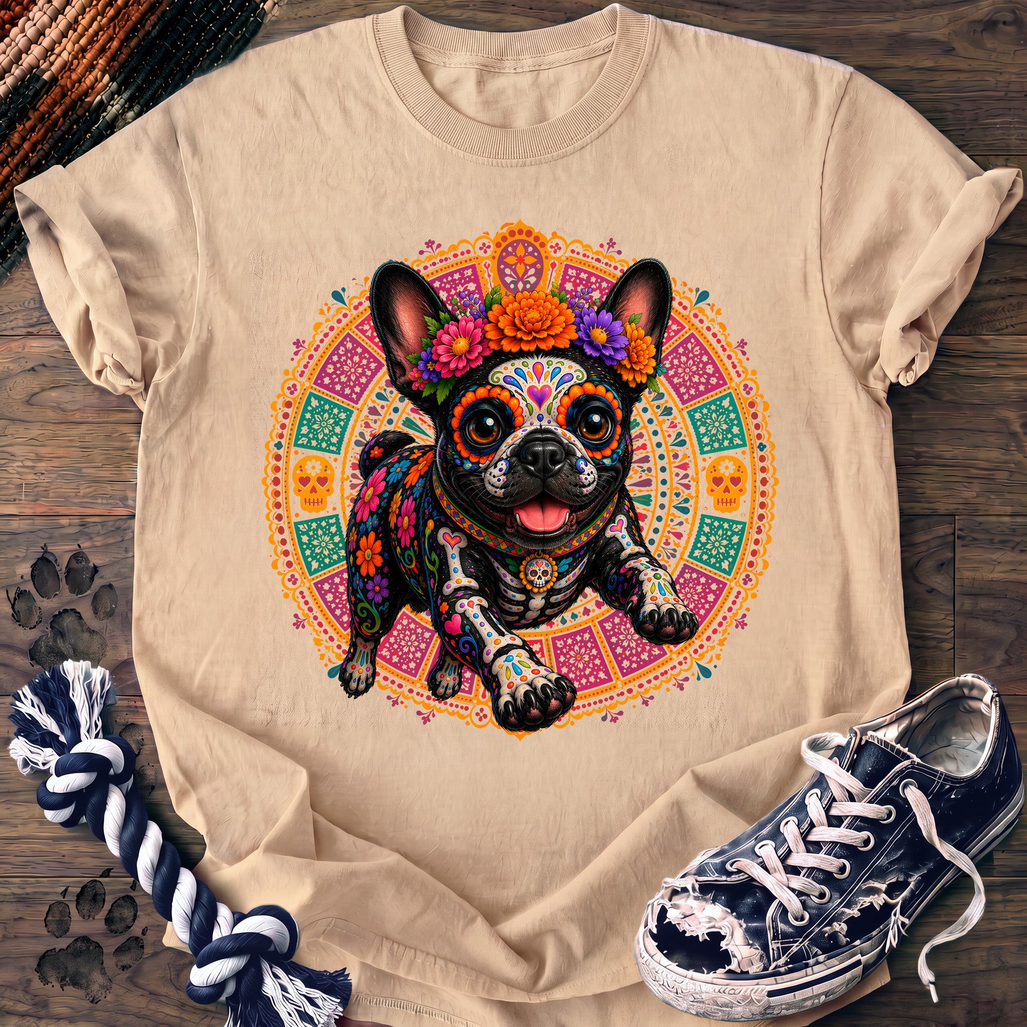 PAWSSION CLUB t-shirt in Ivory color - SKU PC-0595
