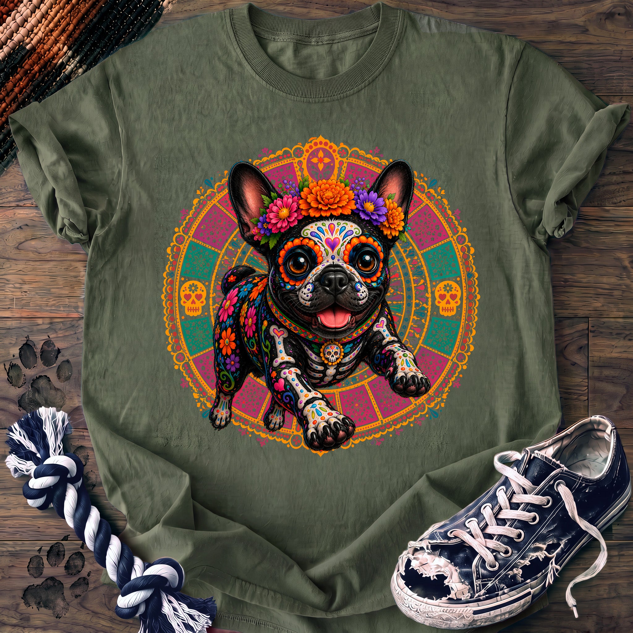 PAWSSION CLUB t-shirt in LightGreen color - SKU PC-0595