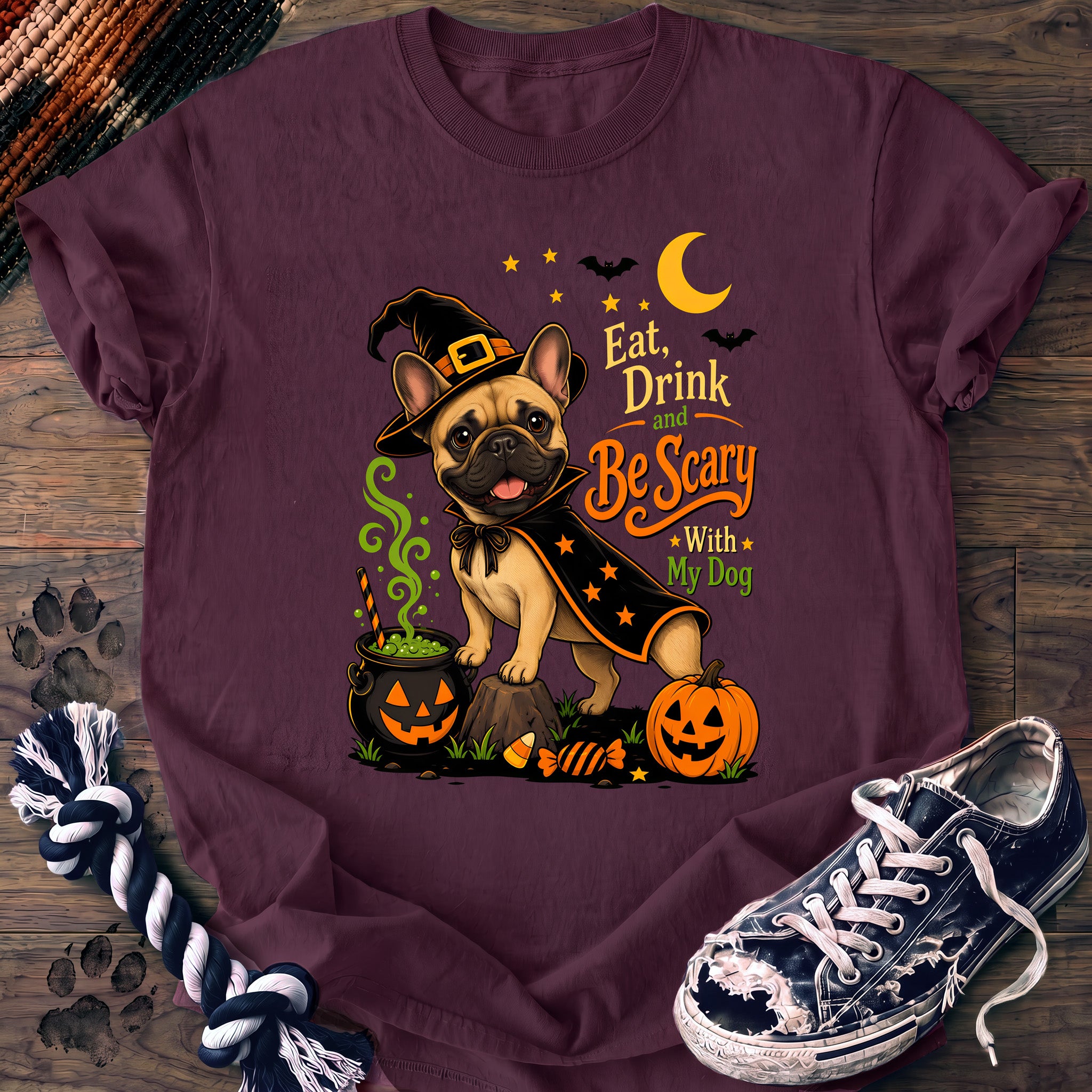 PAWSSION CLUB t-shirt in Berry color - SKU PC-0596