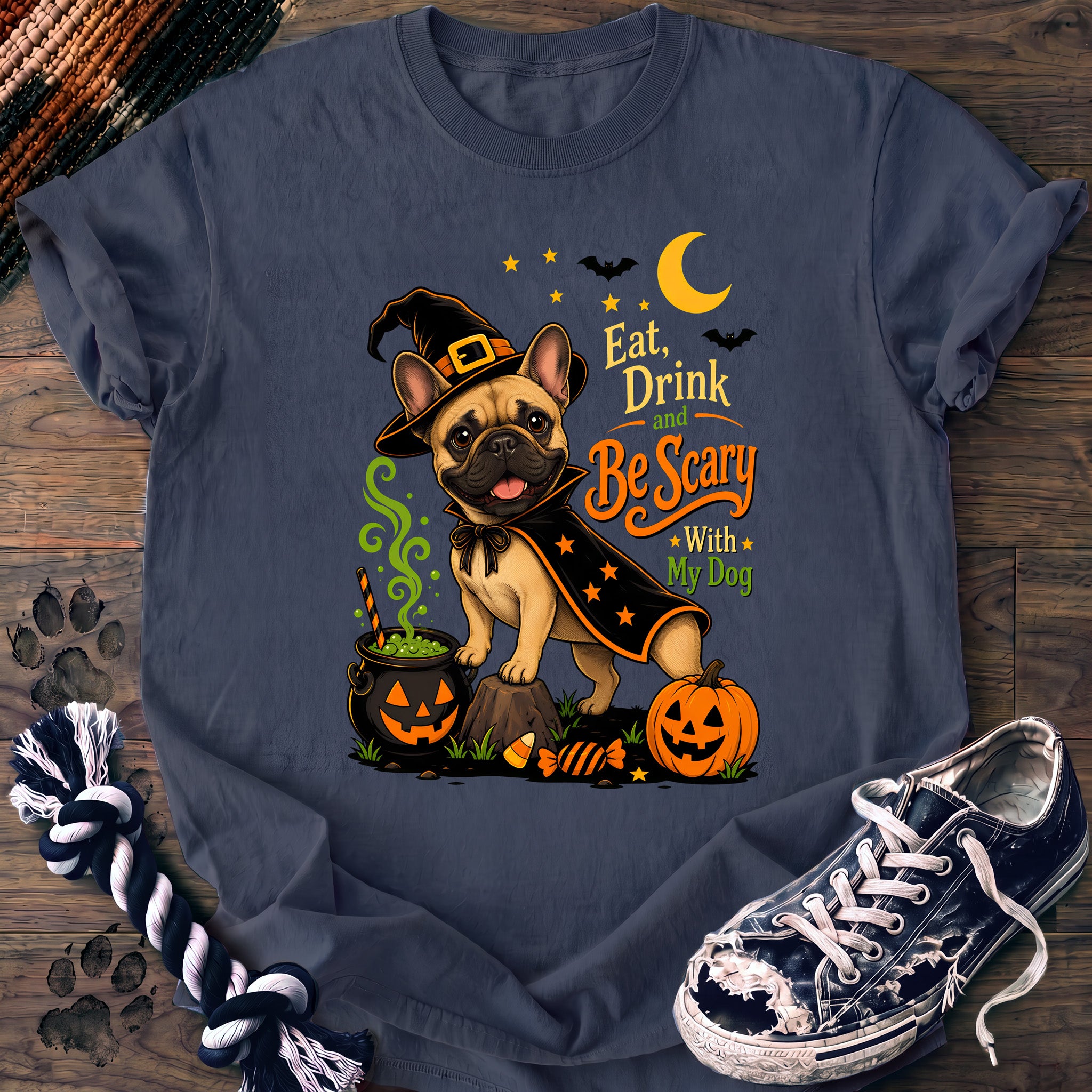 PAWSSION CLUB t-shirt in BlueJean color - SKU PC-0596