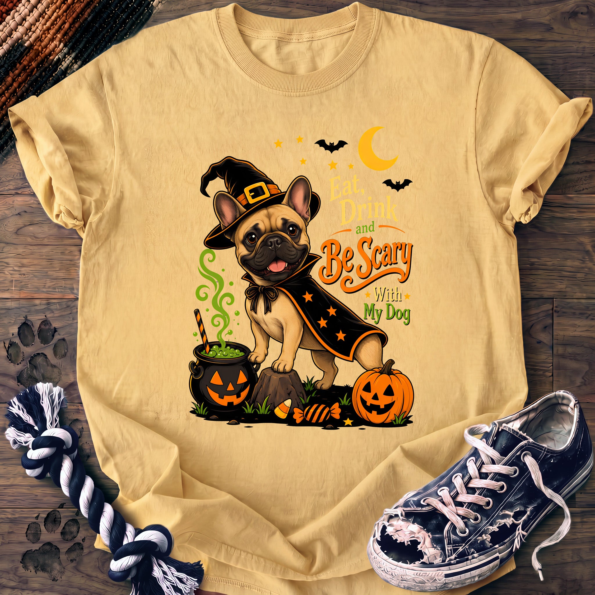PAWSSION CLUB t-shirt in Butter color - SKU PC-0596