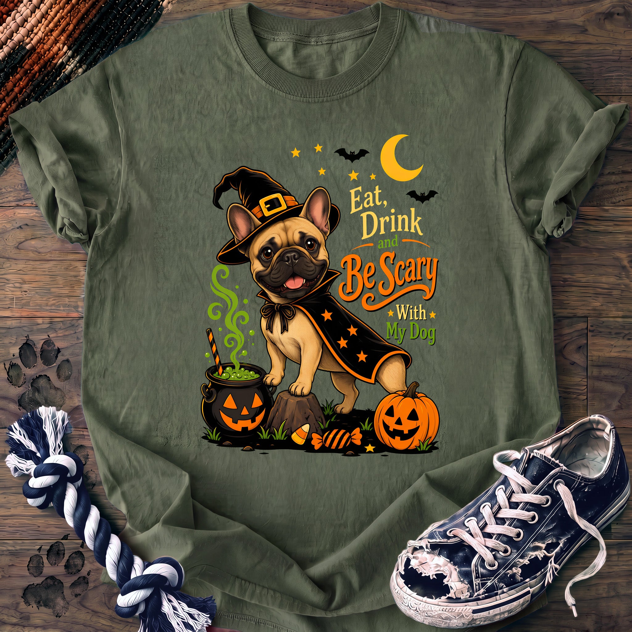 PAWSSION CLUB t-shirt in LightGreen color - SKU PC-0596