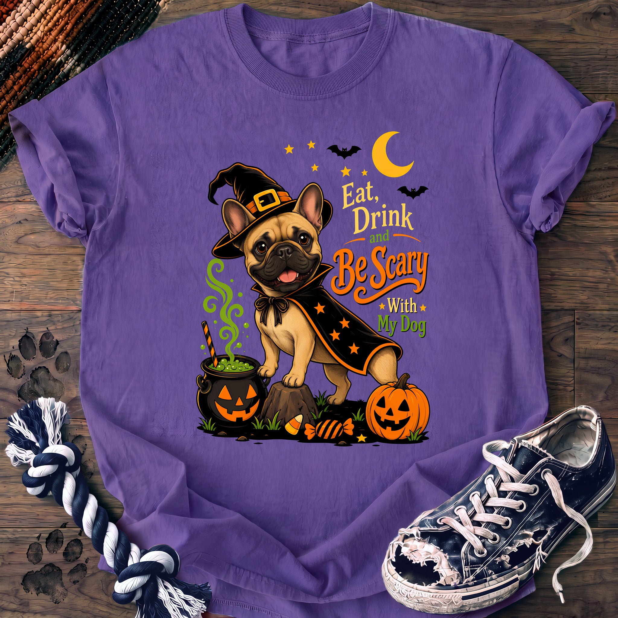 PAWSSION CLUB t-shirt in Violet color - SKU PC-0596