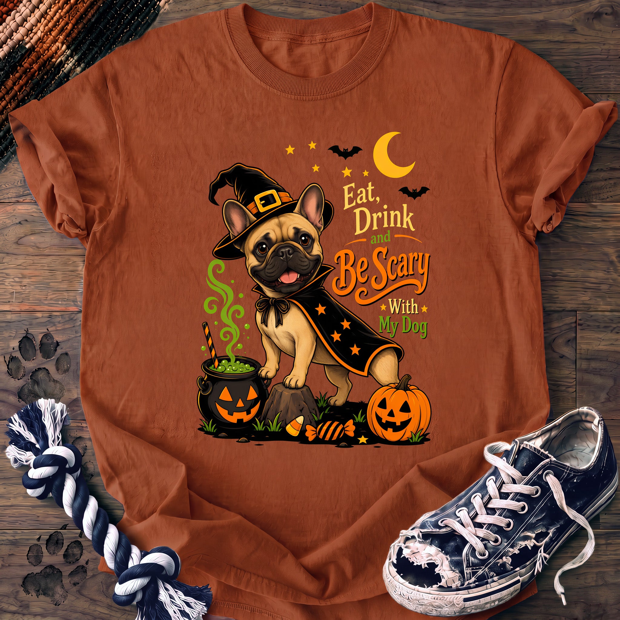 PAWSSION CLUB t-shirt in Yam color - SKU PC-0596