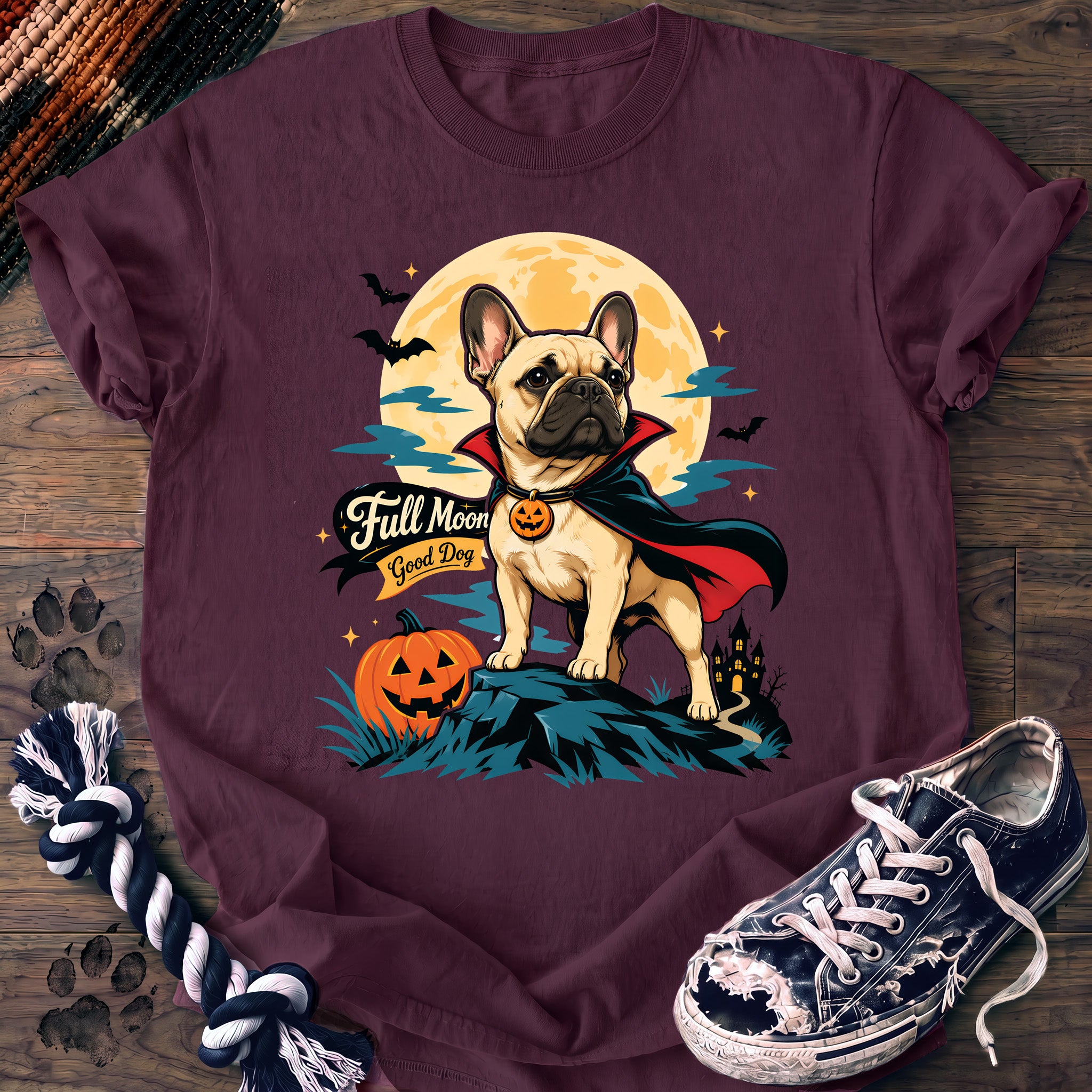 PAWSSION CLUB t-shirt in Berry color - SKU PC-0597