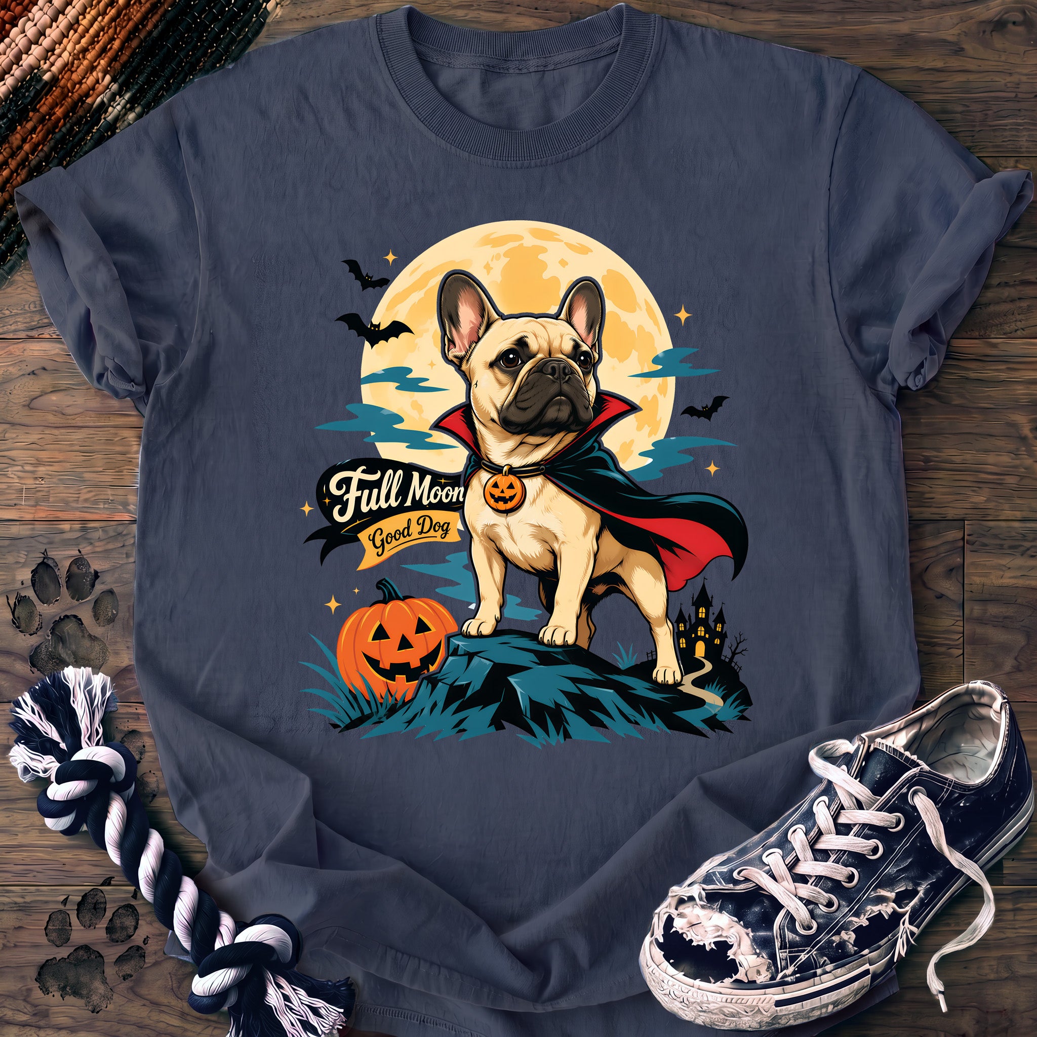 PAWSSION CLUB t-shirt in BlueJean color - SKU PC-0597