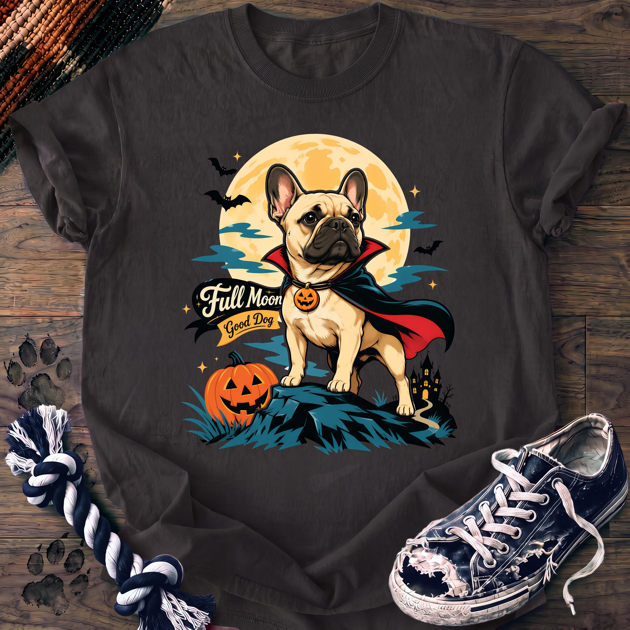 PAWSSION CLUB t-shirt in Graphite color - SKU PC-0597