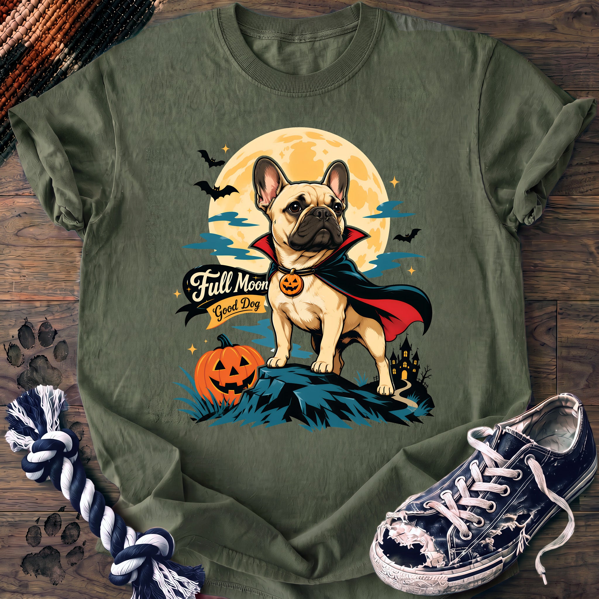 PAWSSION CLUB t-shirt in LightGreen color - SKU PC-0597