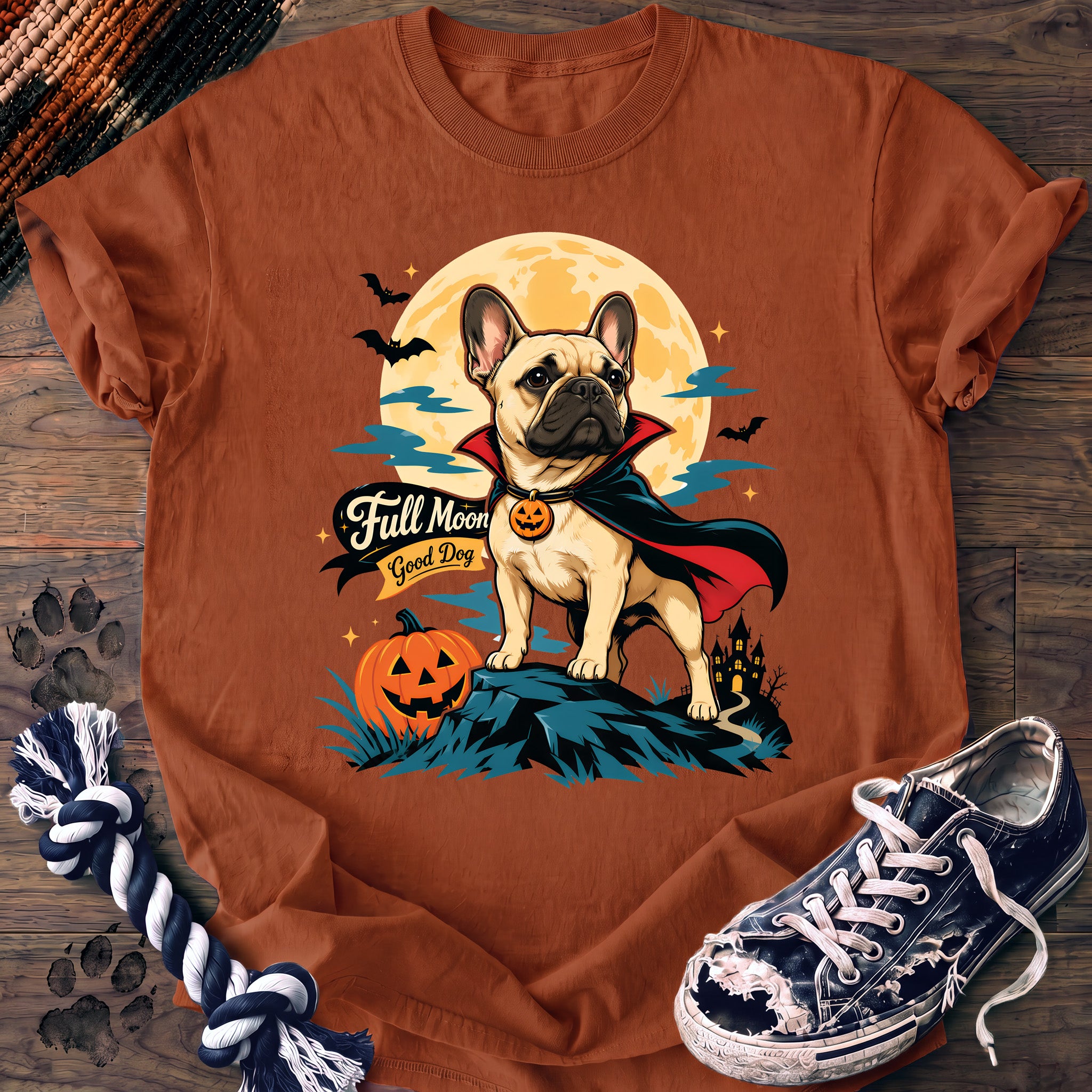 PAWSSION CLUB t-shirt in Yam color - SKU PC-0597