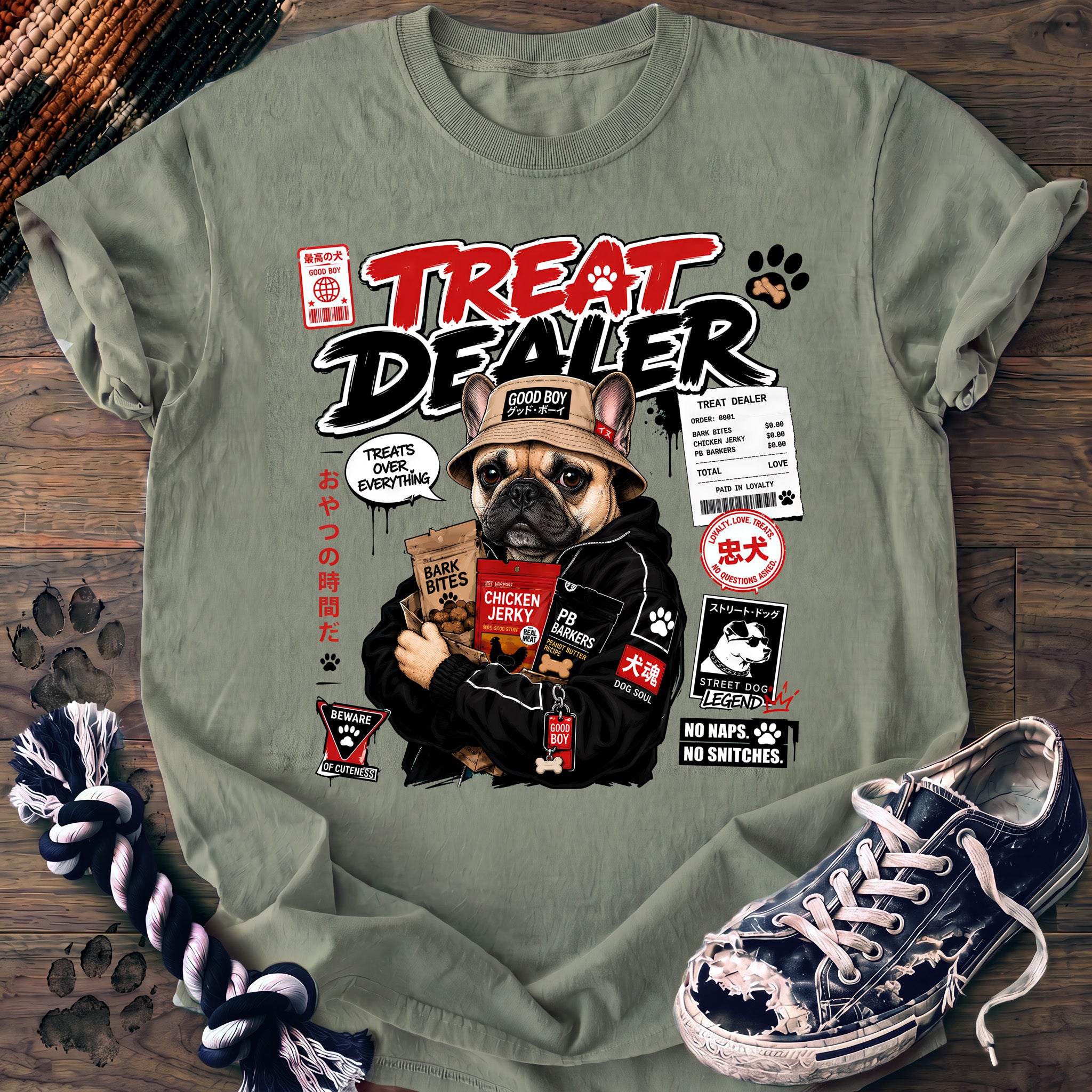 PAWSSION CLUB t-shirt in Bay color - SKU PC-0602