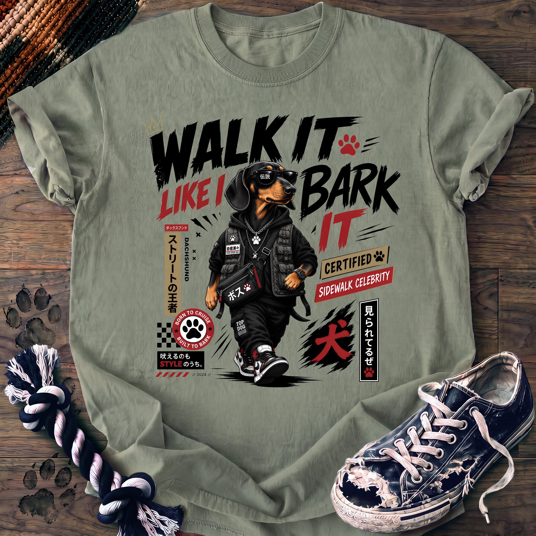 PAWSSION CLUB t-shirt in Bay color - SKU PC-0608