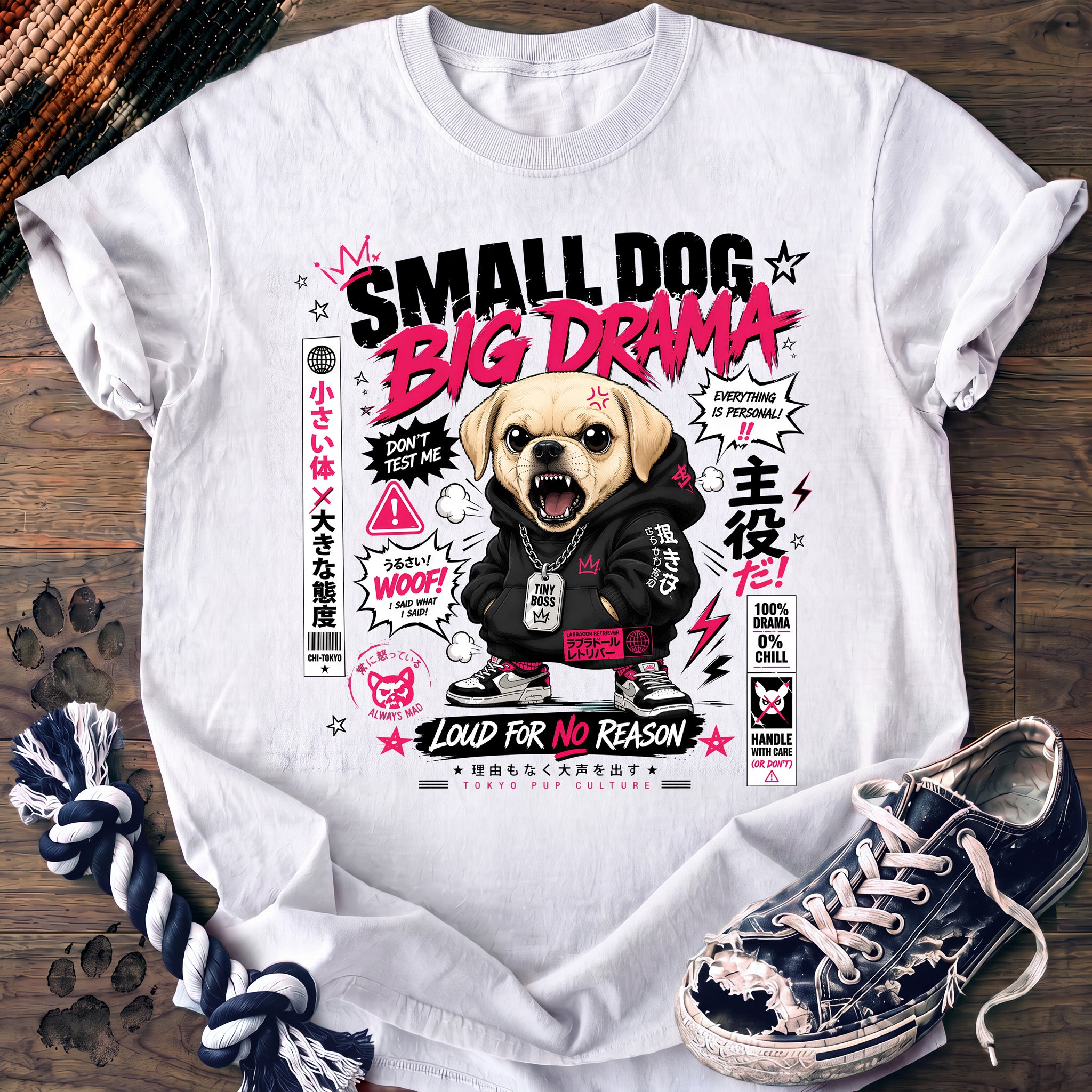 PAWSSION CLUB t-shirt in White color - SKU PC-0616