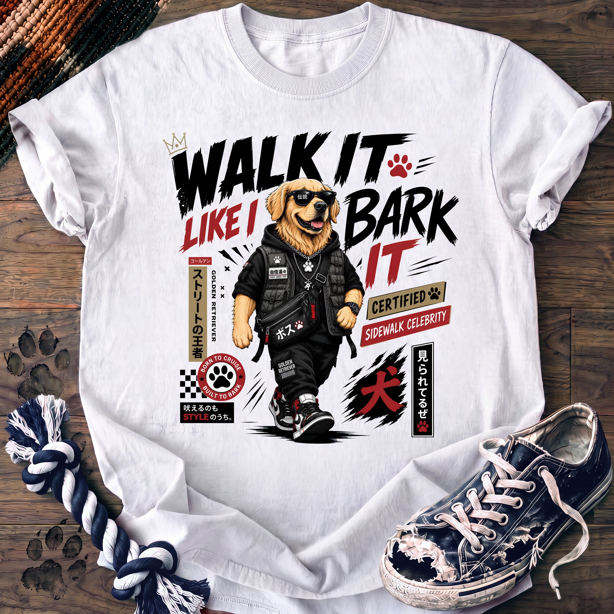 PAWSSION CLUB t-shirt in White color - SKU PC-0617