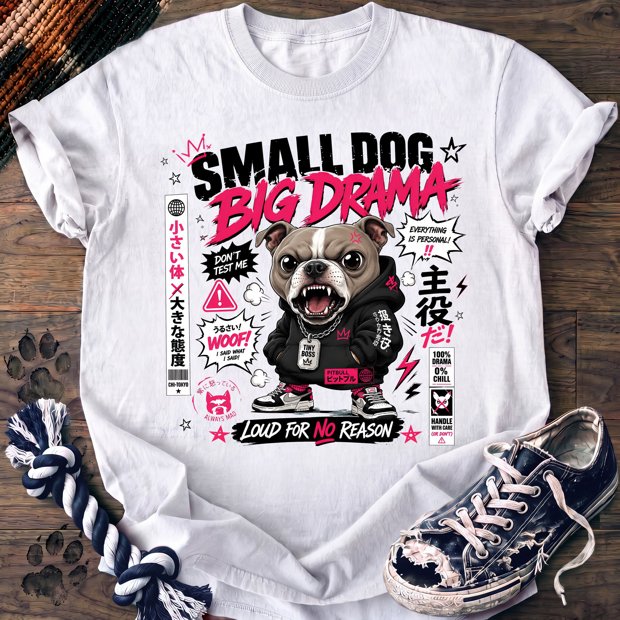 PAWSSION CLUB t-shirt in White color - SKU PC-0620