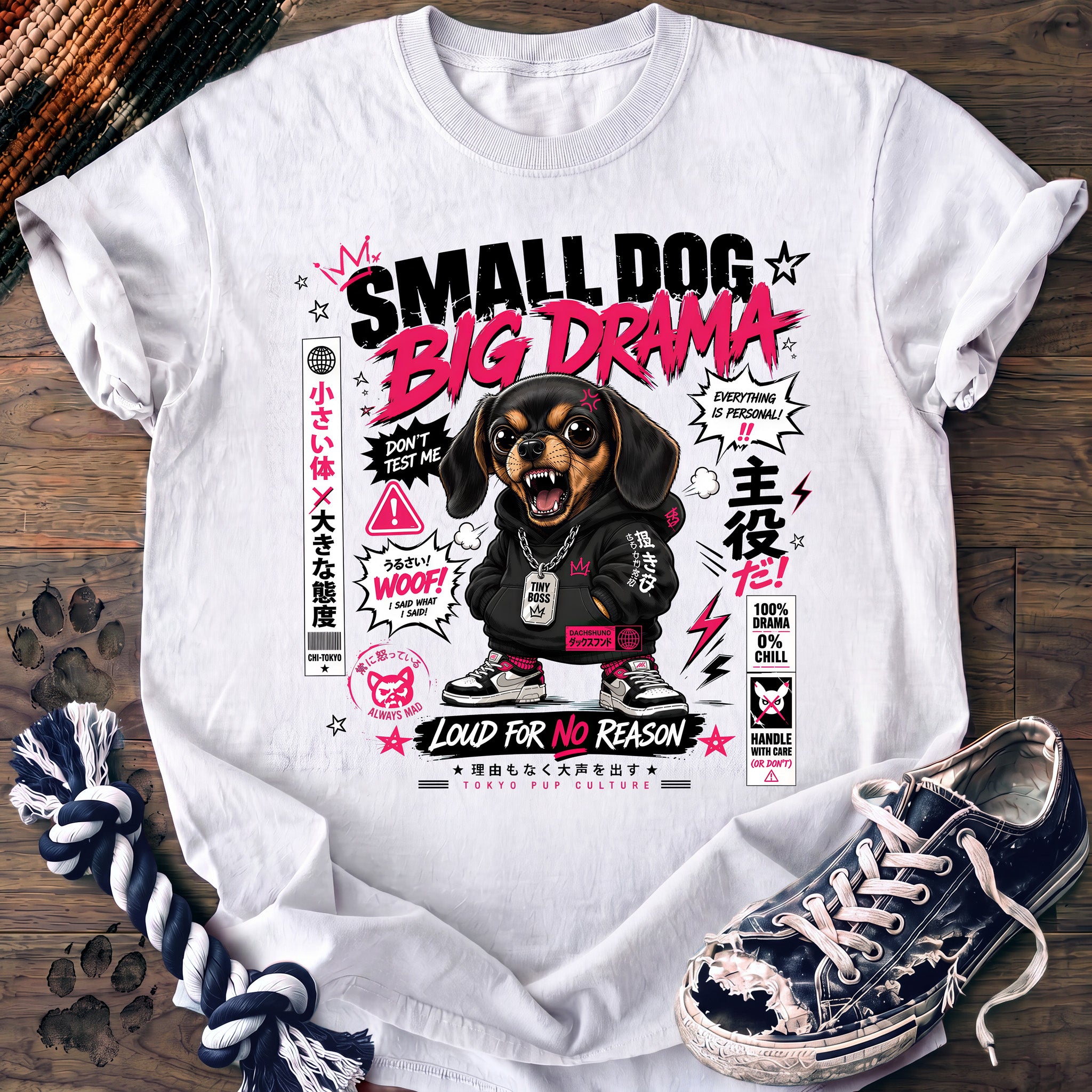PAWSSION CLUB t-shirt in White color - SKU PC-0624