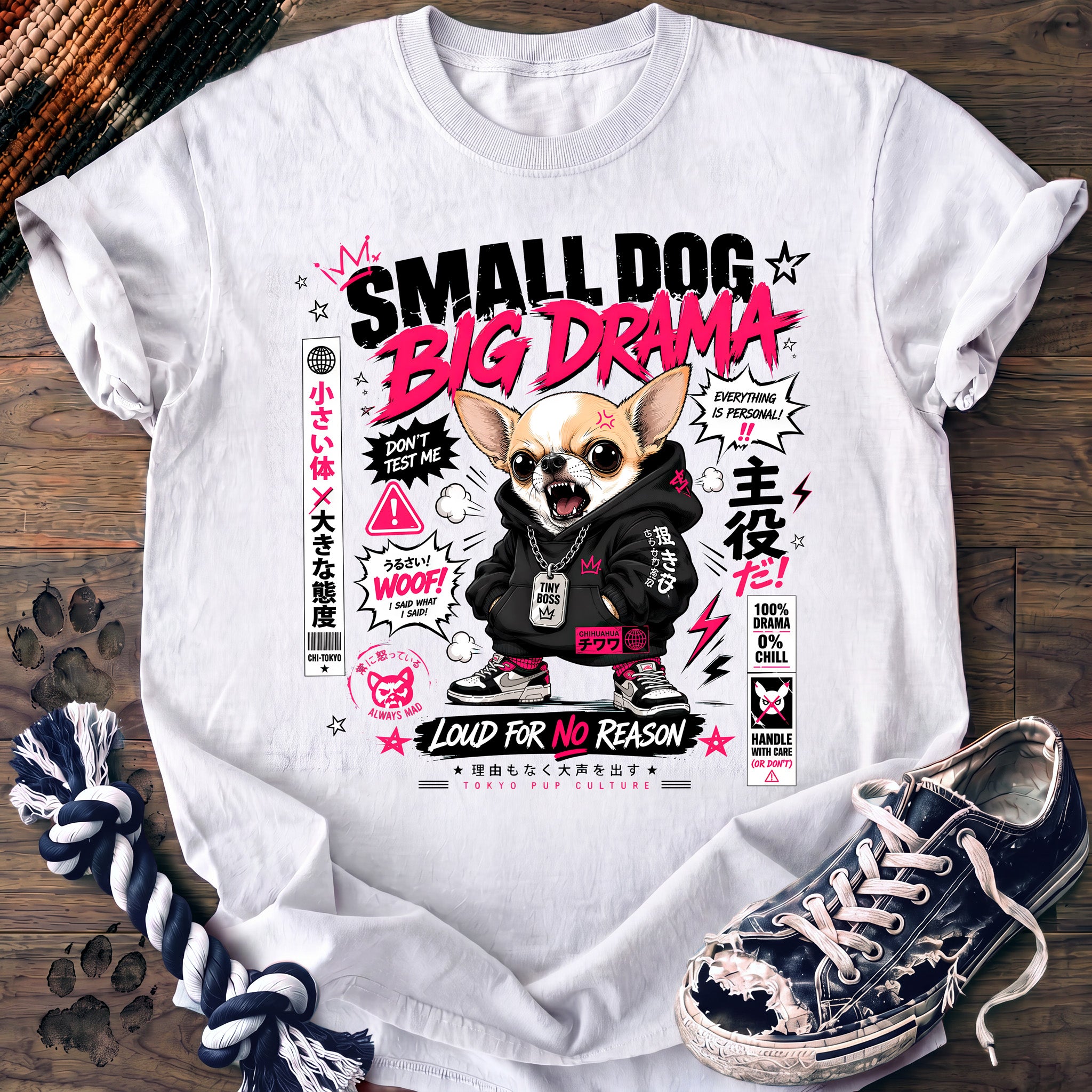 PAWSSION CLUB t-shirt in White color - SKU PC-0627