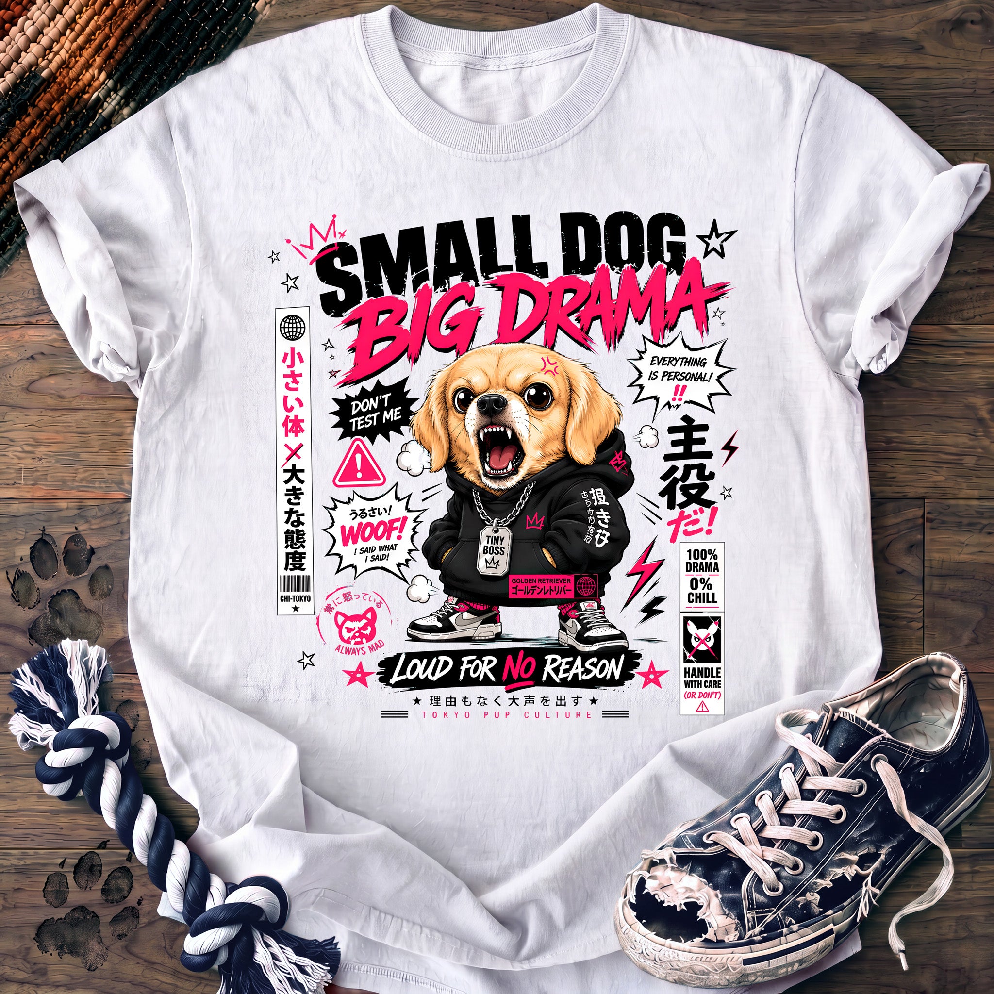 PAWSSION CLUB t-shirt in White color - SKU PC-0633
