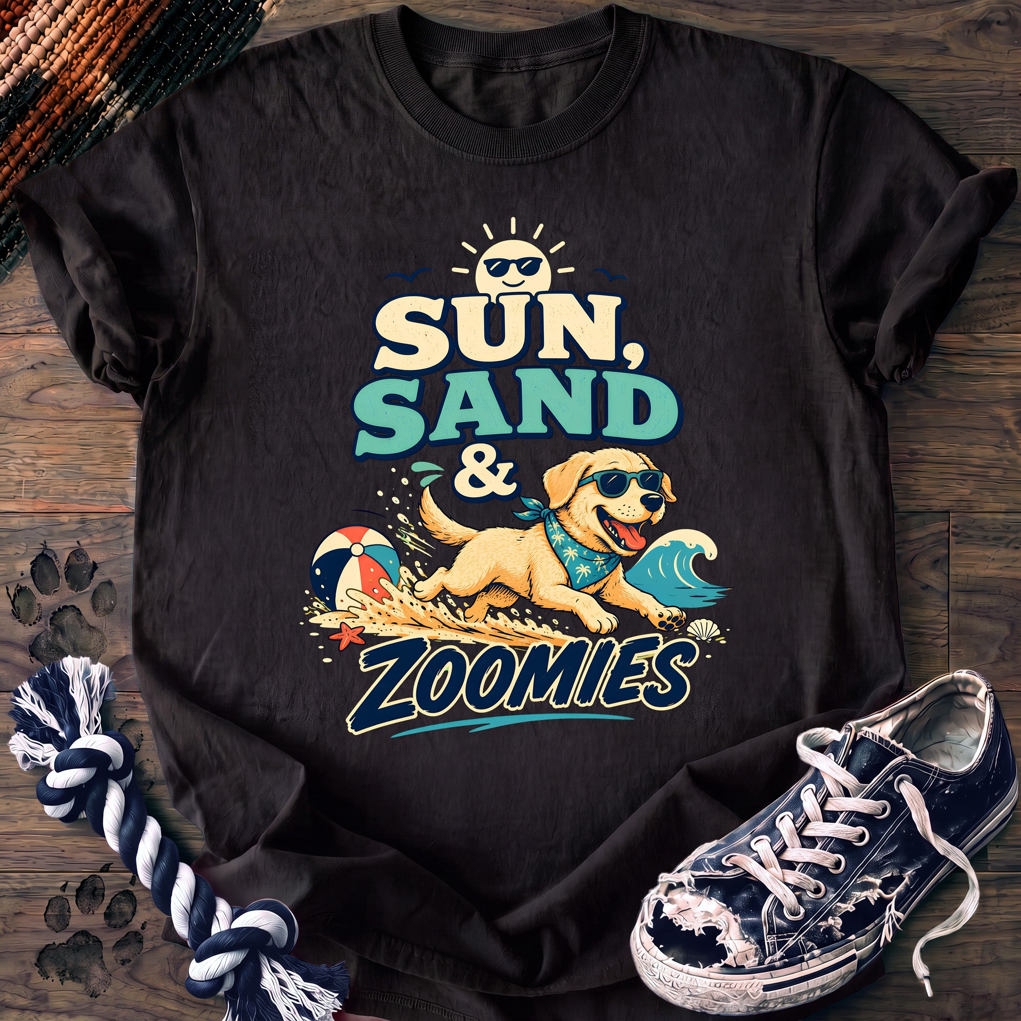 PAWSSION CLUB t-shirt in Black color - SKU PC-0638