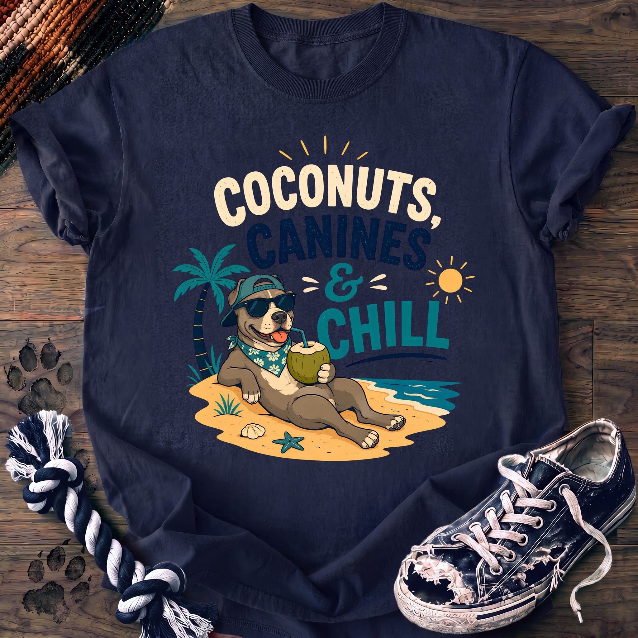 PAWSSION CLUB t-shirt in Navy color - SKU PC-0641