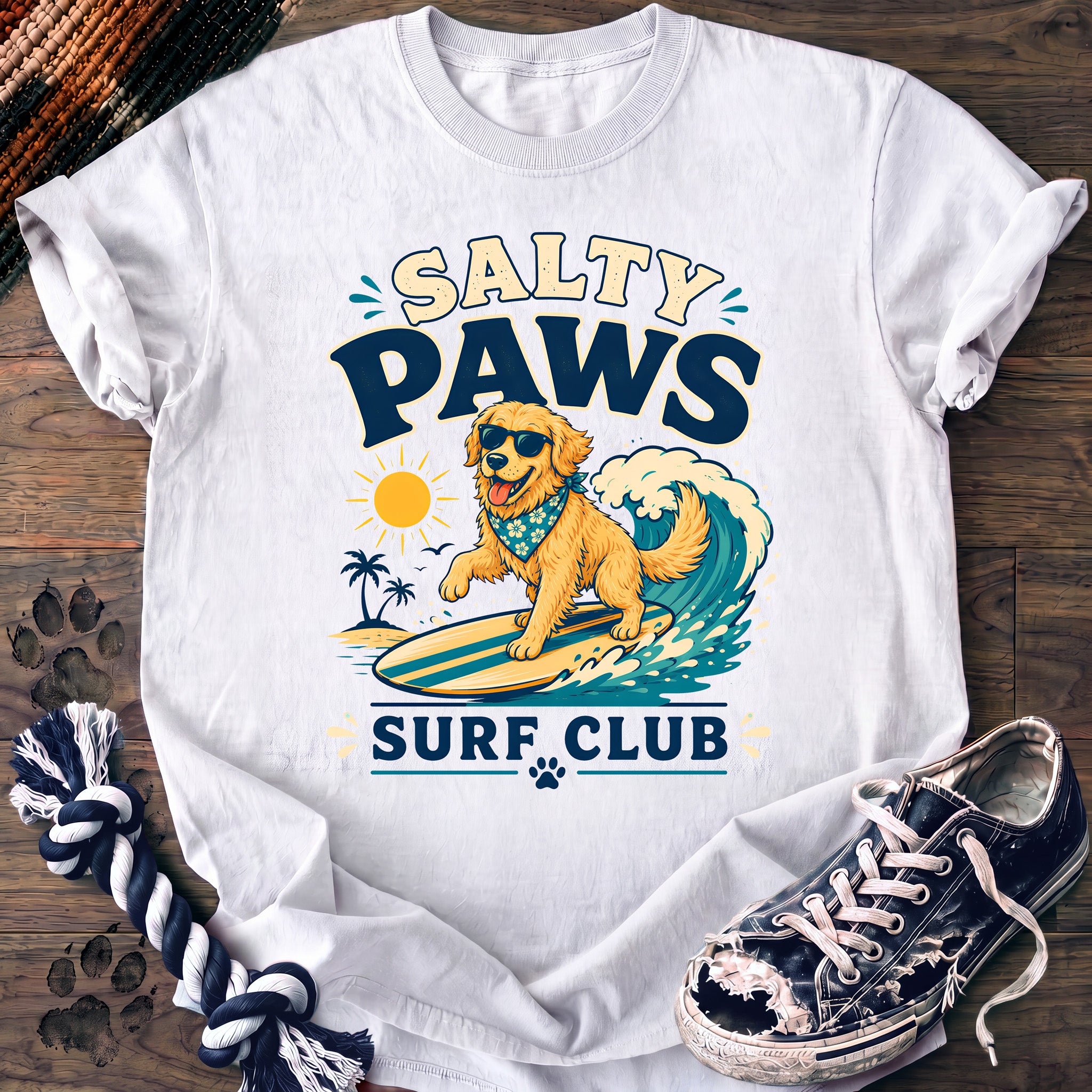 PAWSSION CLUB t-shirt in White color - SKU PC-0655