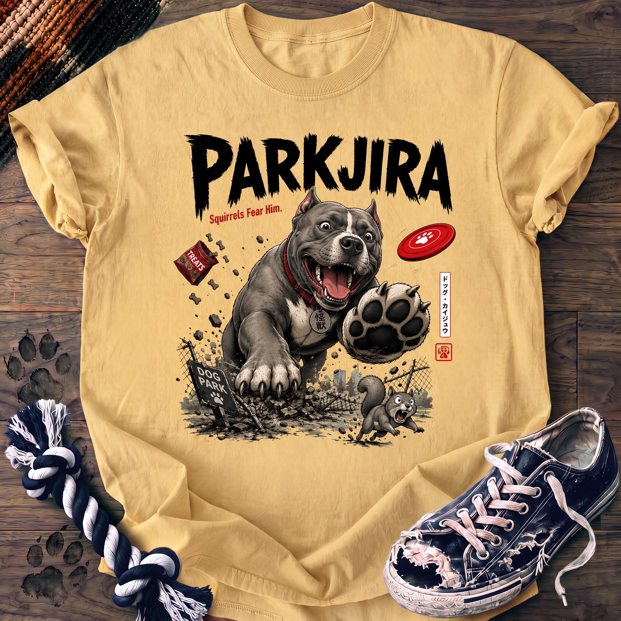 PAWSSION CLUB t-shirt in Butter color - SKU PC-0656