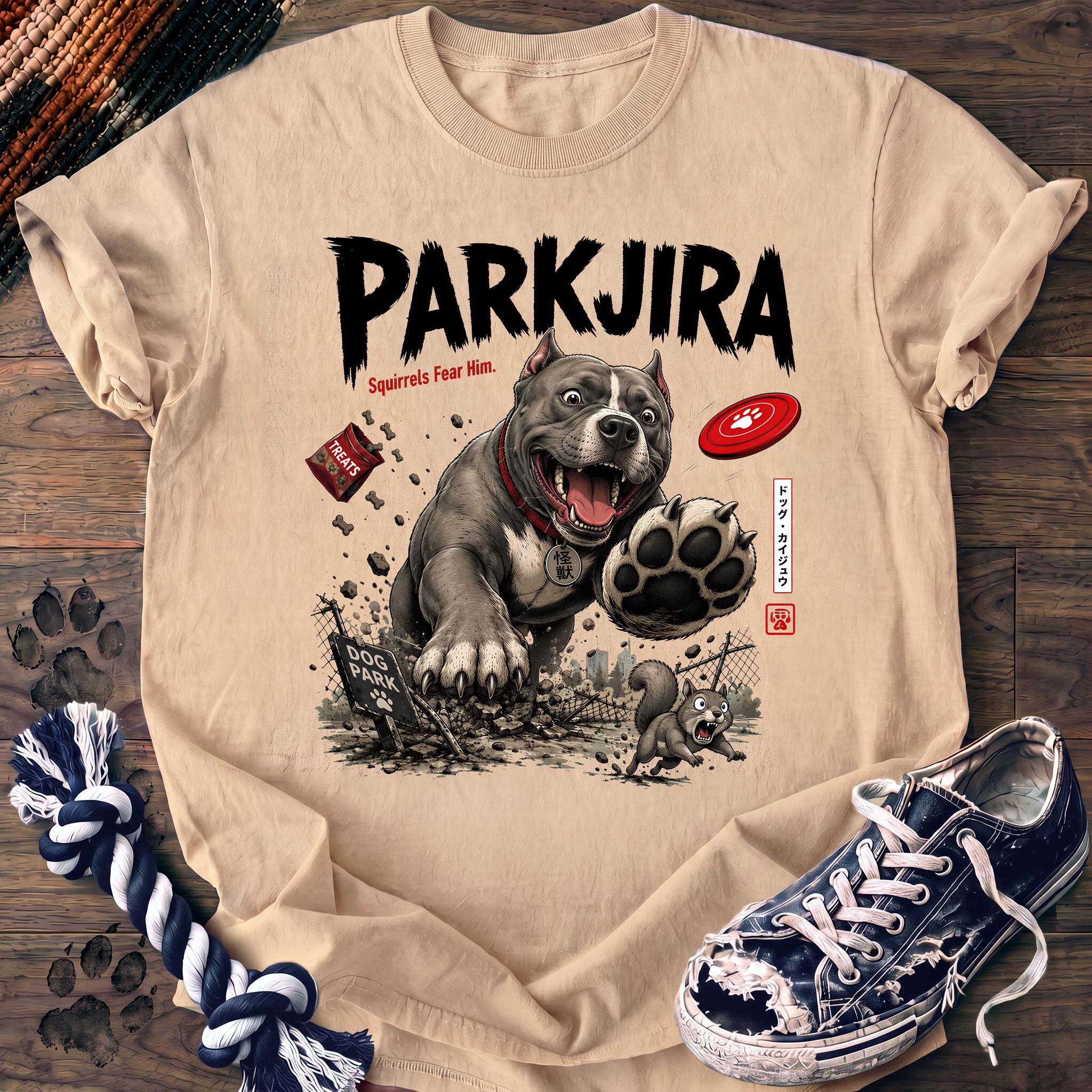 PAWSSION CLUB t-shirt in Ivory color - SKU PC-0656
