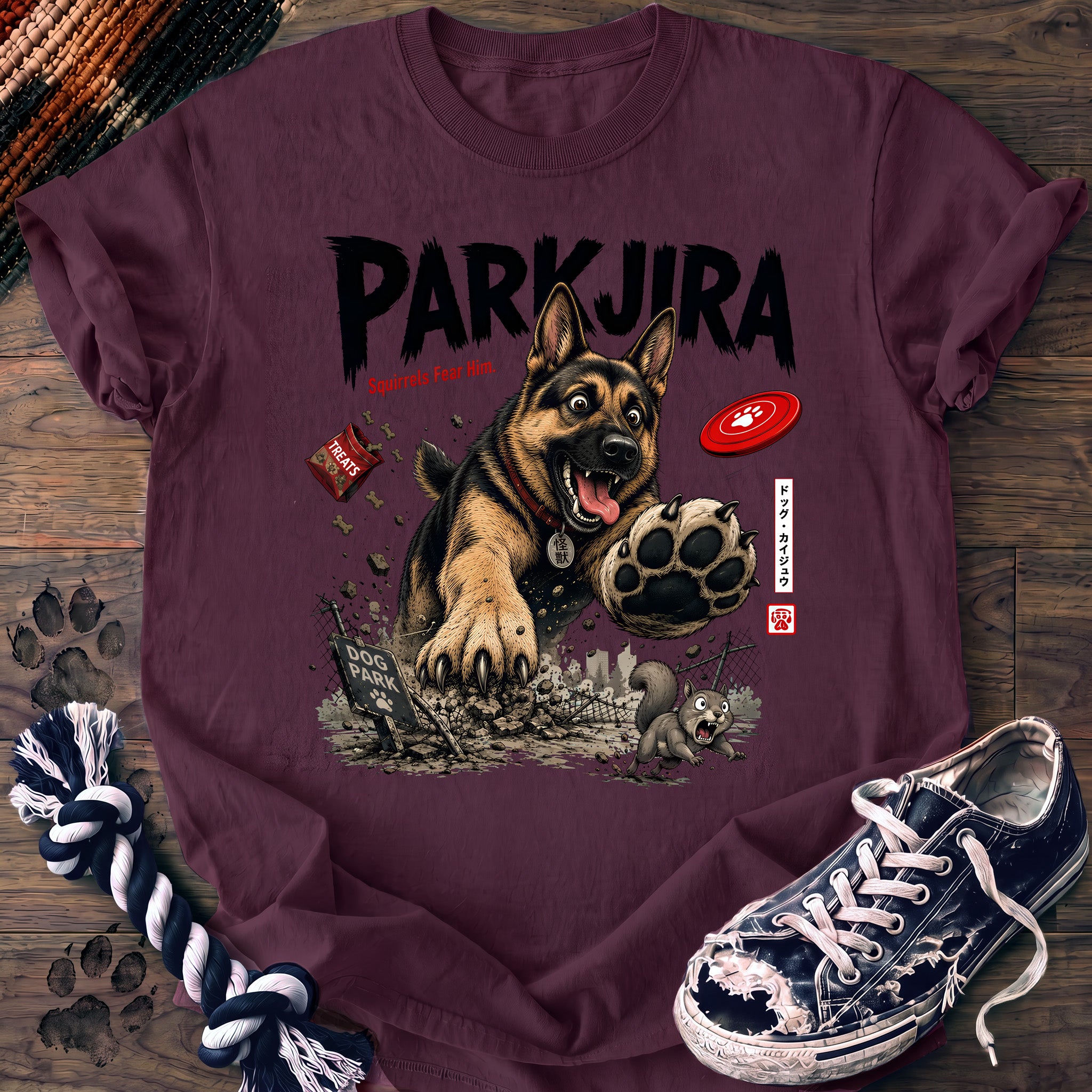 PAWSSION CLUB t-shirt in Berry color - SKU PC-0660