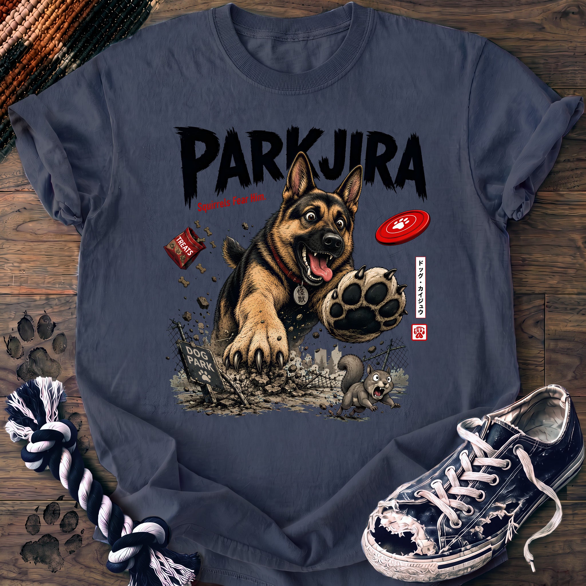 PAWSSION CLUB t-shirt in BlueJean color - SKU PC-0660