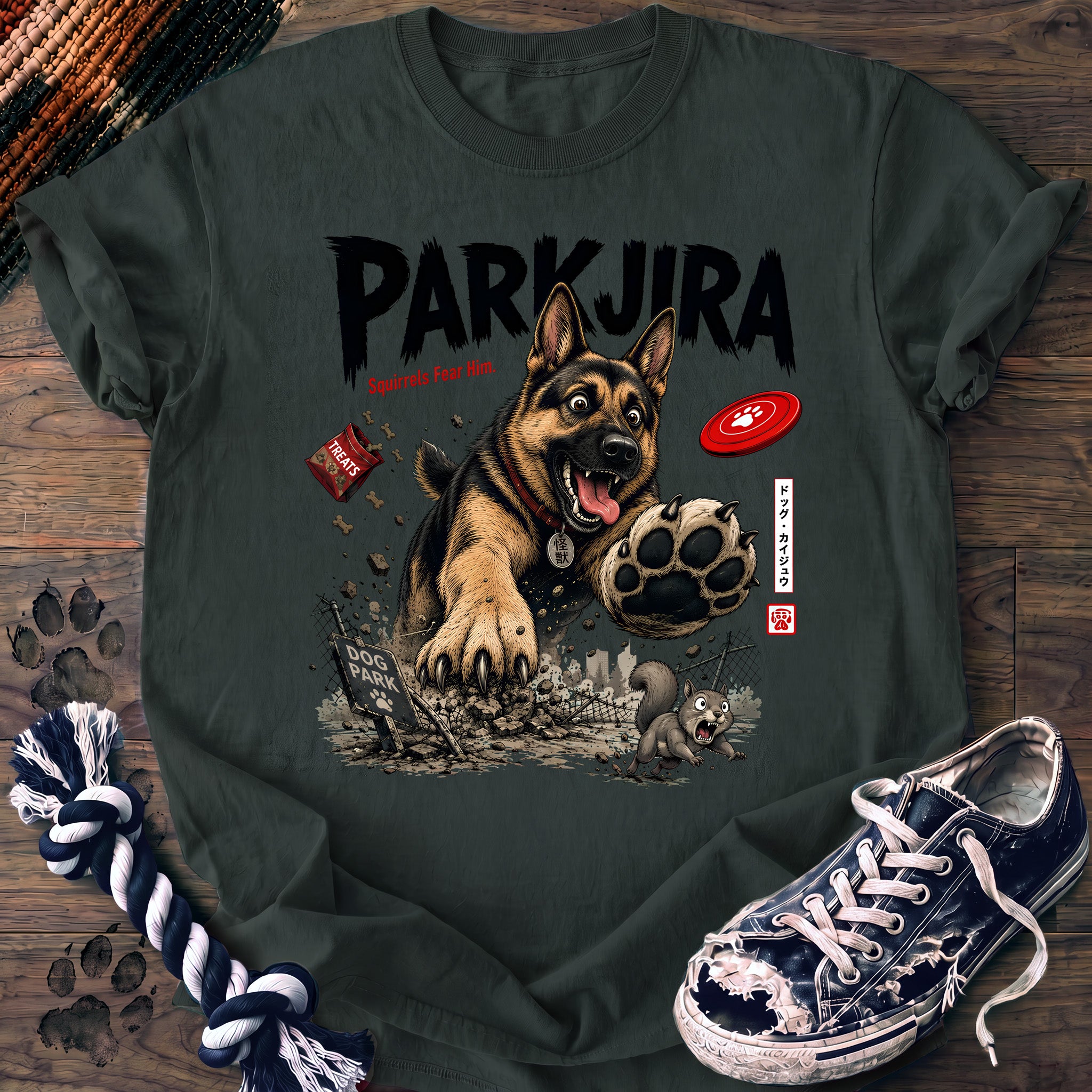 PAWSSION CLUB t-shirt in BlueSpruce color - SKU PC-0660