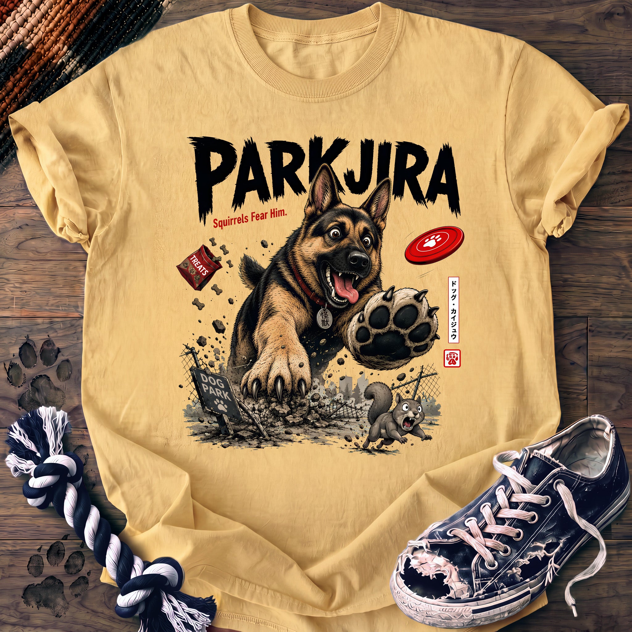 PAWSSION CLUB t-shirt in Butter color - SKU PC-0660