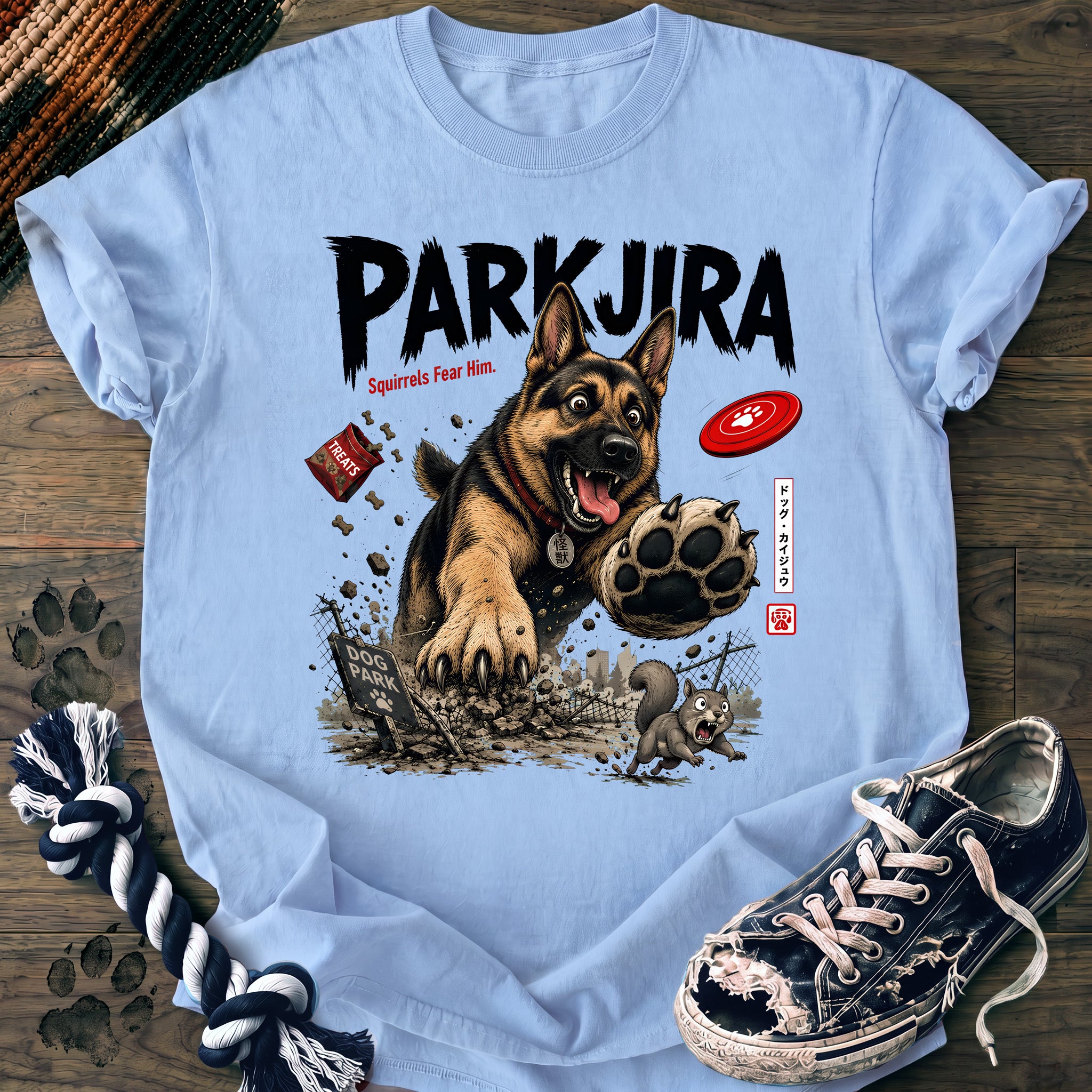 PAWSSION CLUB t-shirt in Chambray color - SKU PC-0660