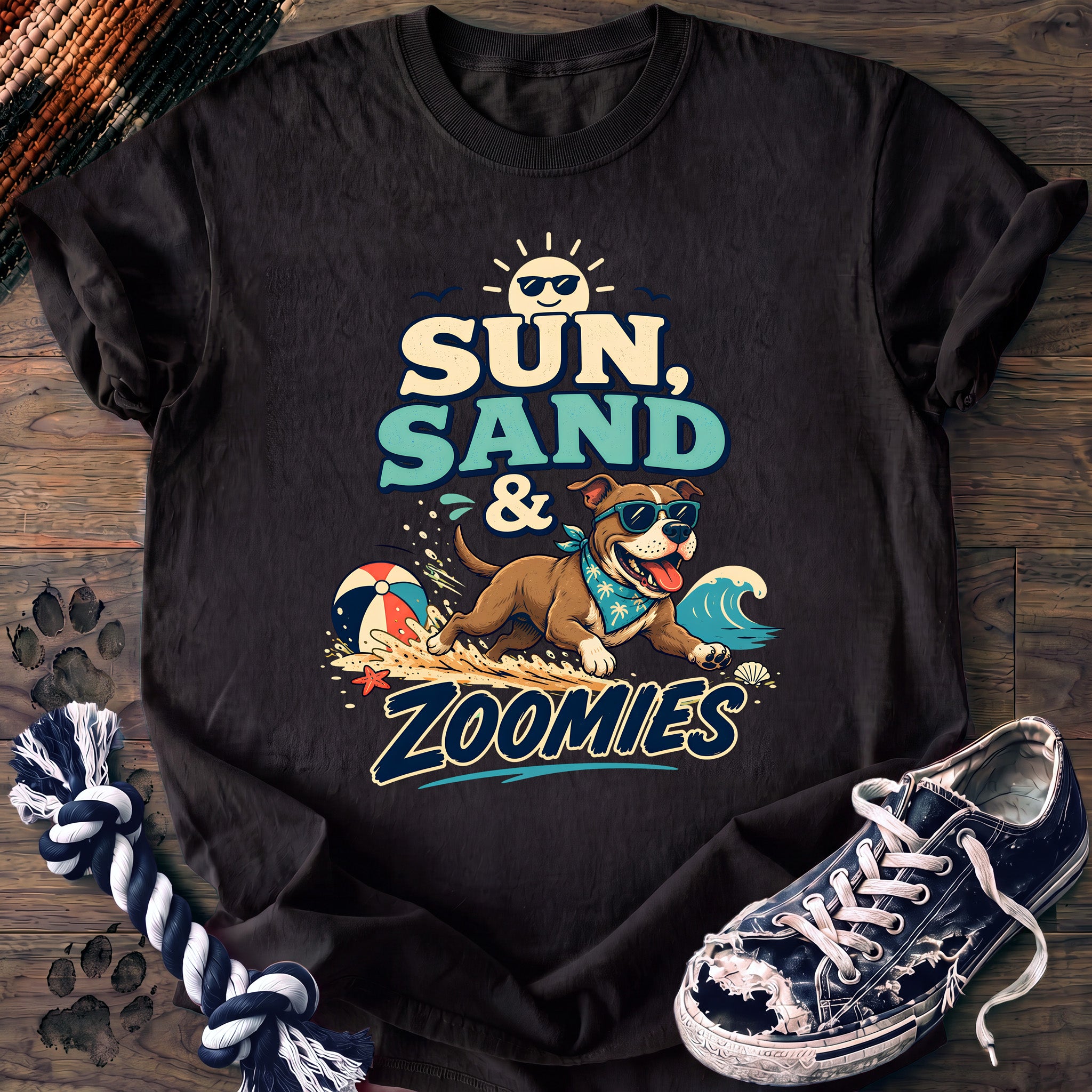 PAWSSION CLUB t-shirt in Black color - SKU PC-0664
