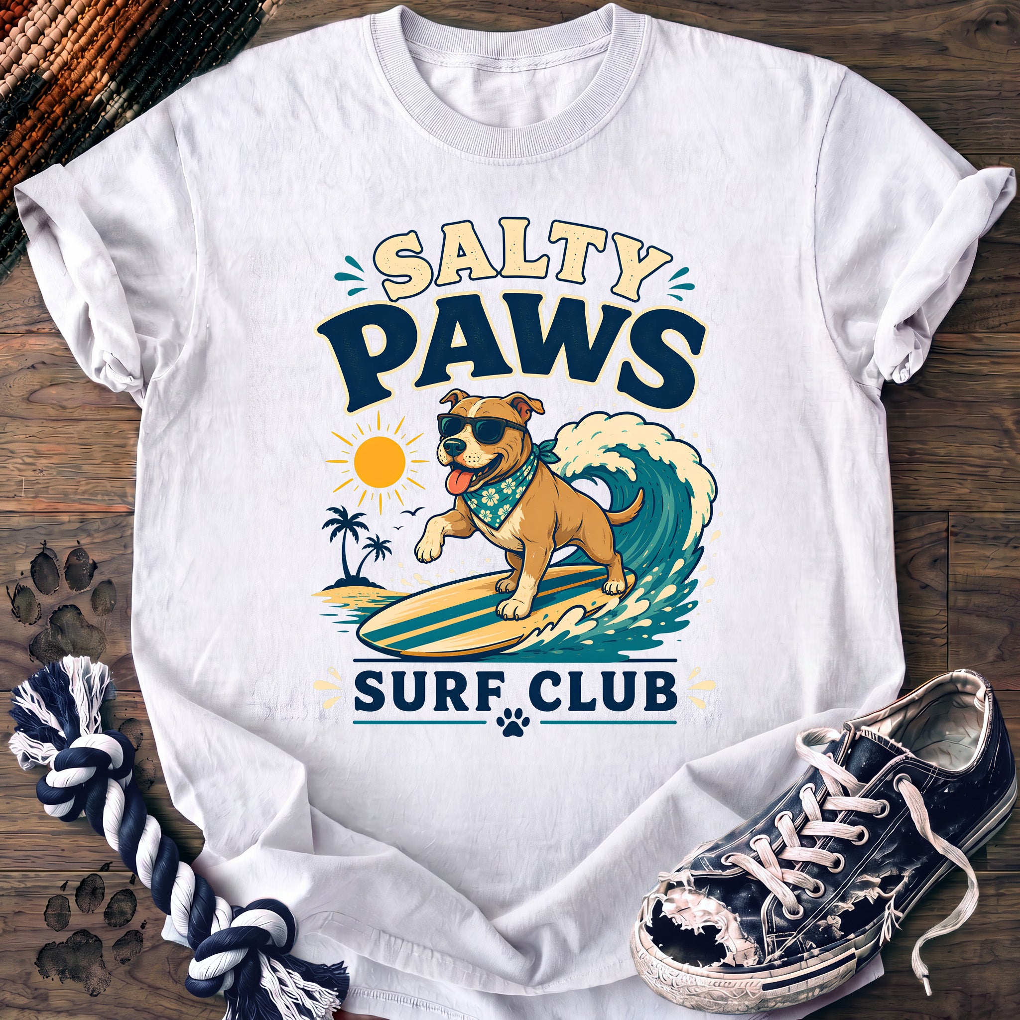 PAWSSION CLUB t-shirt in White color - SKU PC-0665