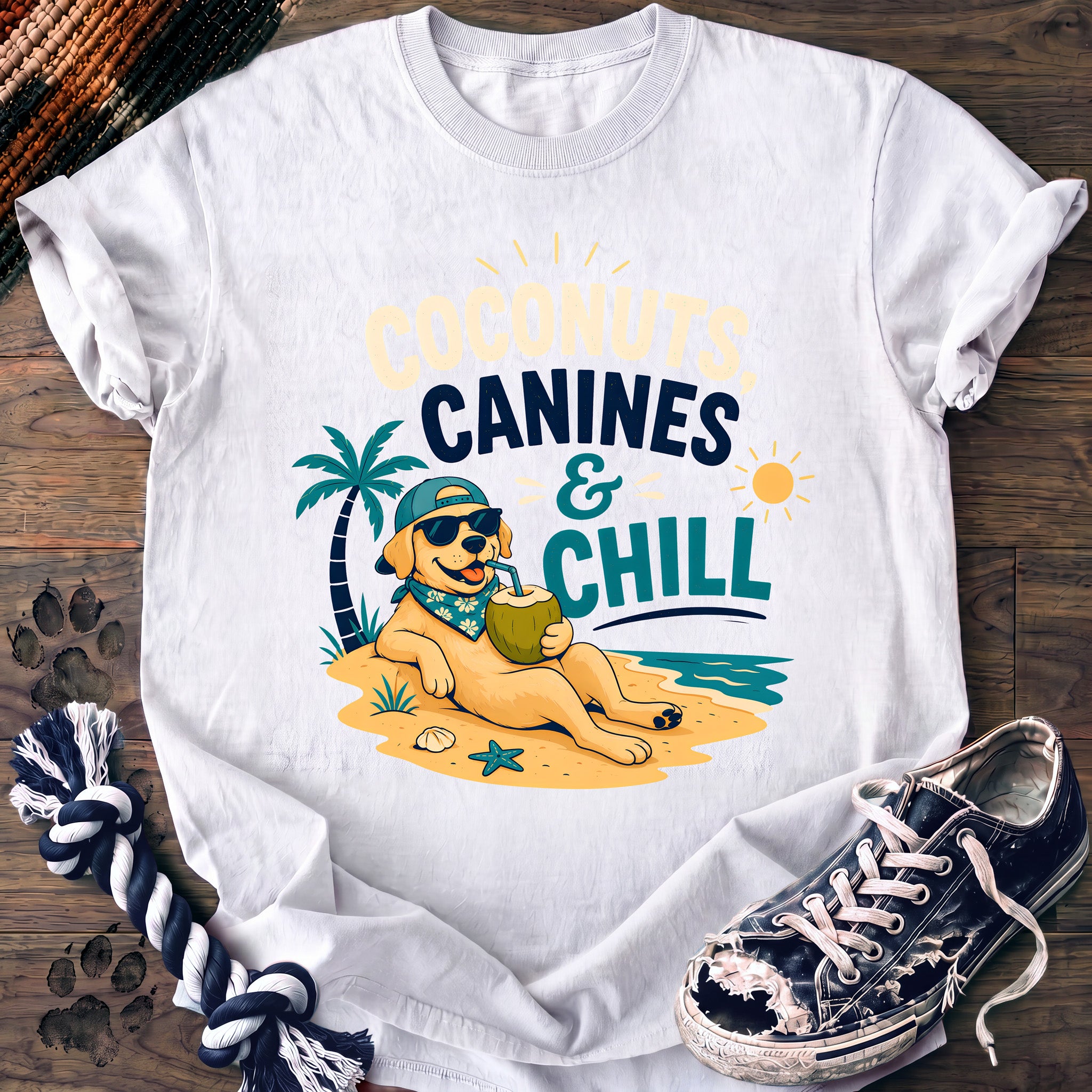 PAWSSION CLUB t-shirt in White color - SKU PC-0670
