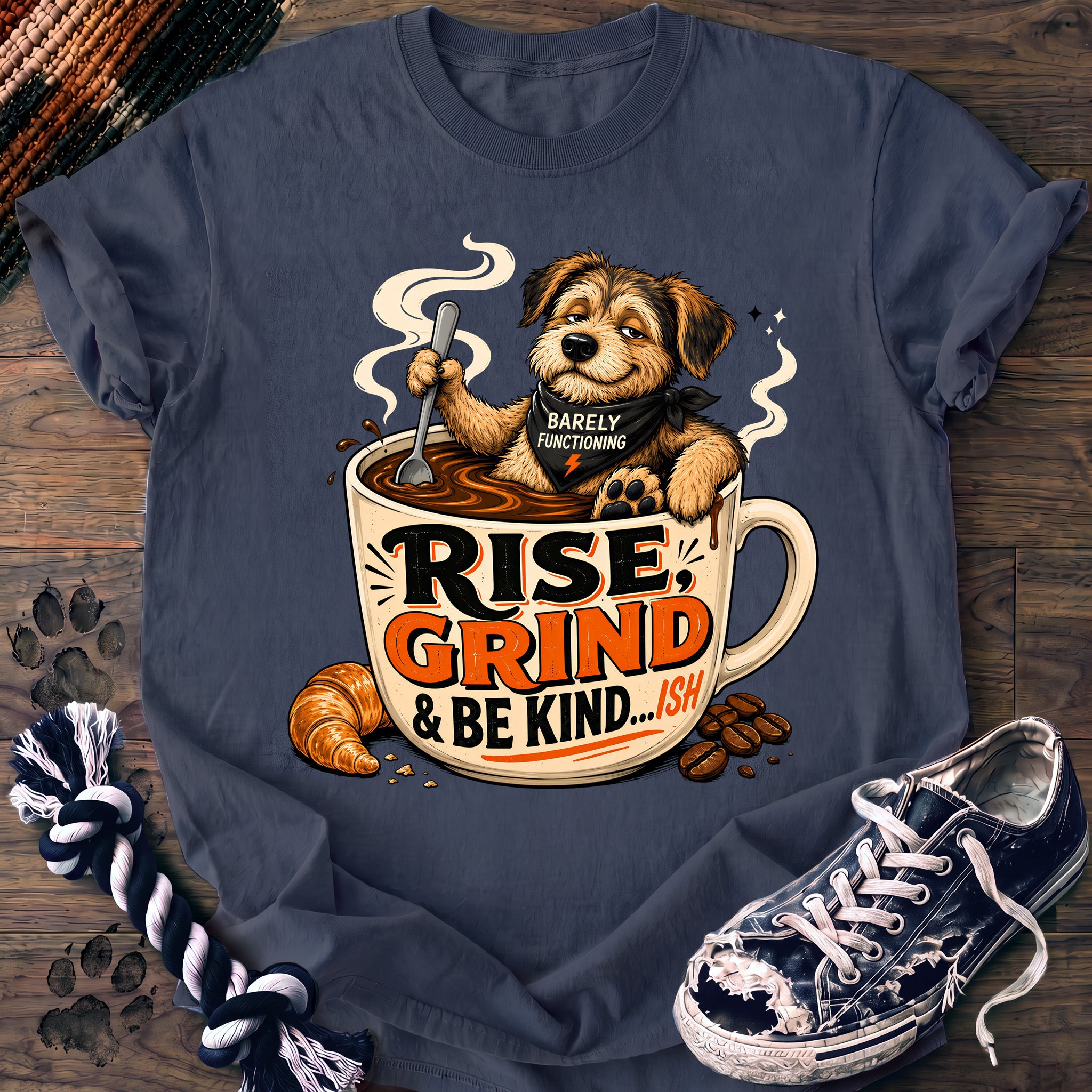 PAWSSION CLUB t-shirt in BlueJean color - SKU PC-0676