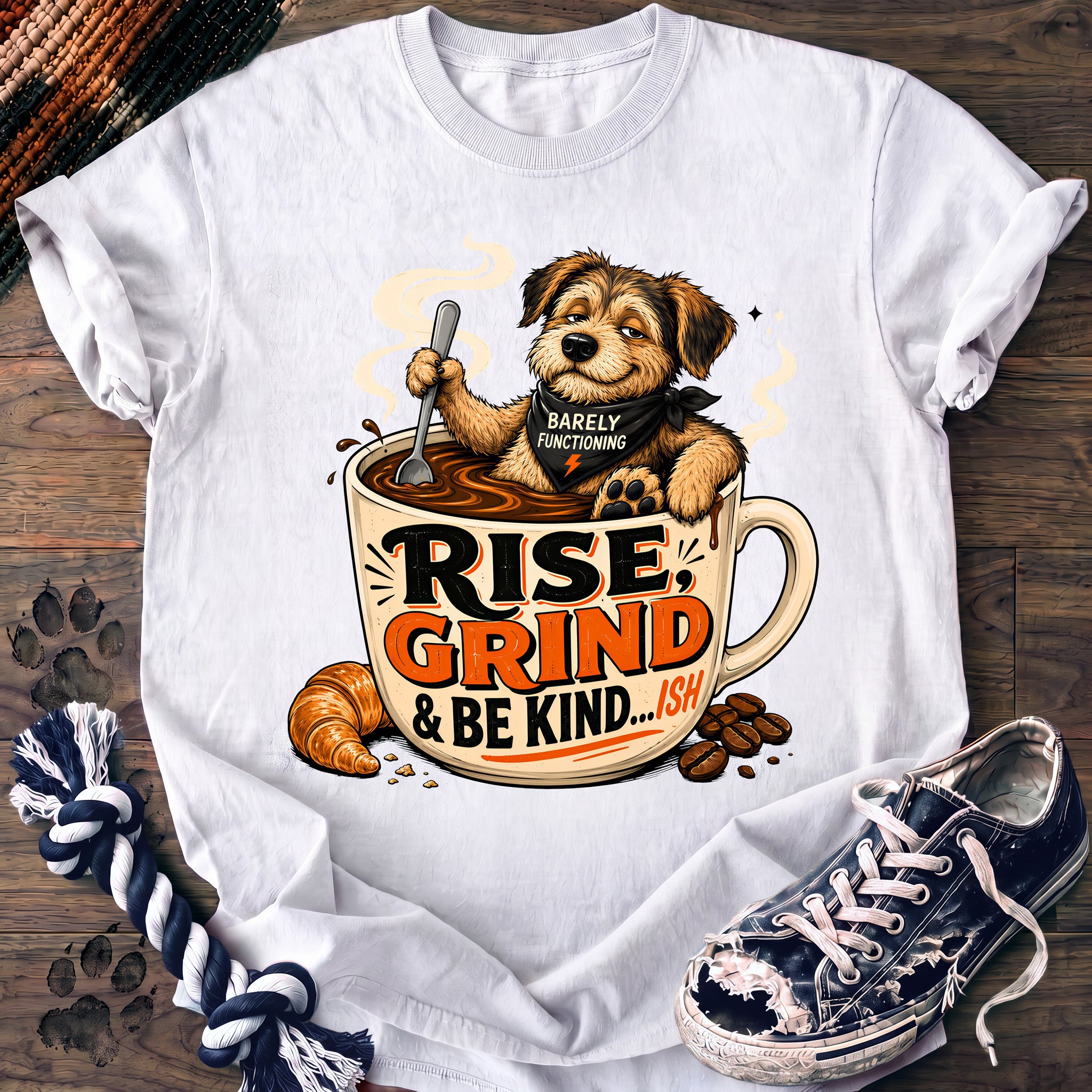 PAWSSION CLUB t-shirt in White color - SKU PC-0676