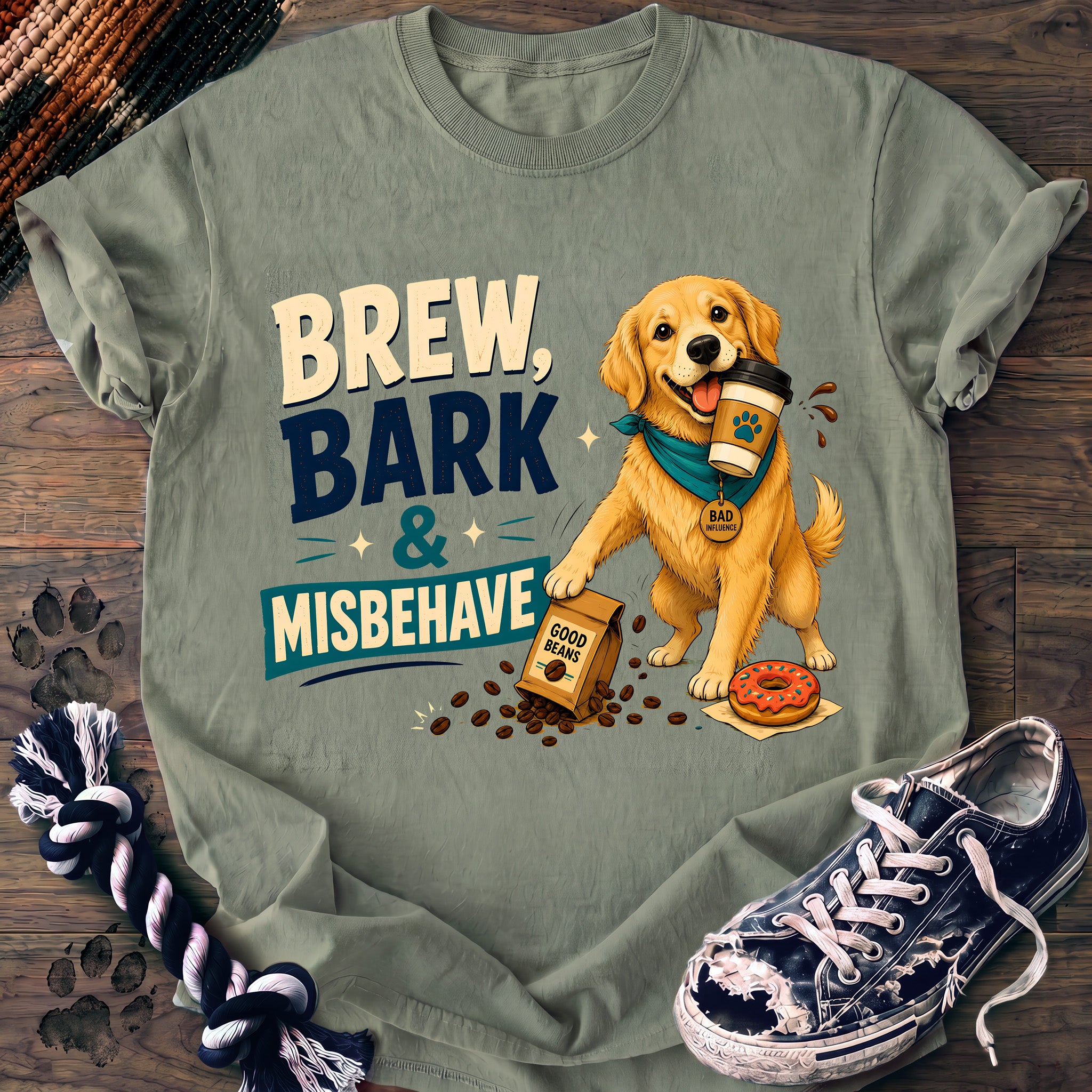 PAWSSION CLUB t-shirt in Bay color - SKU PC-0686