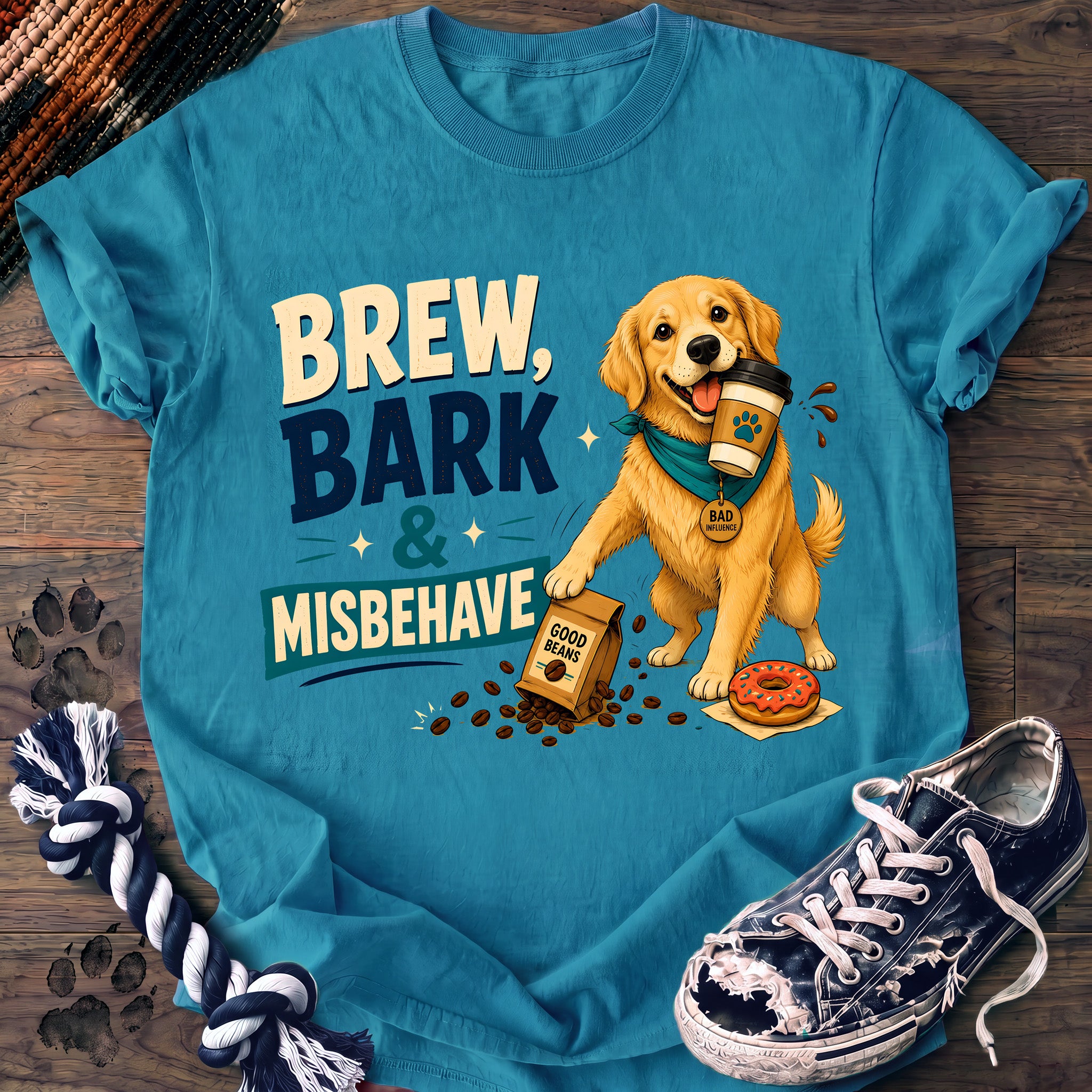 PAWSSION CLUB t-shirt in Sapphire color - SKU PC-0686